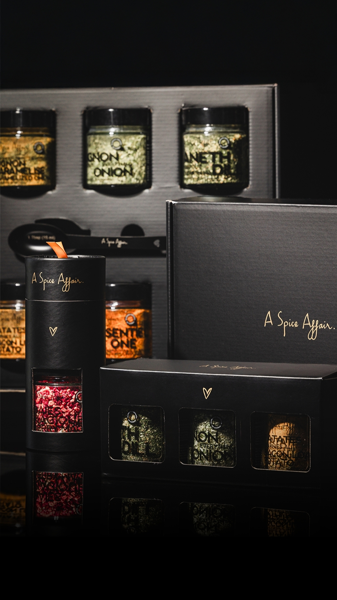 A Spice Affair Facebook ad: Premium corporate gifts. Made in Montréal.