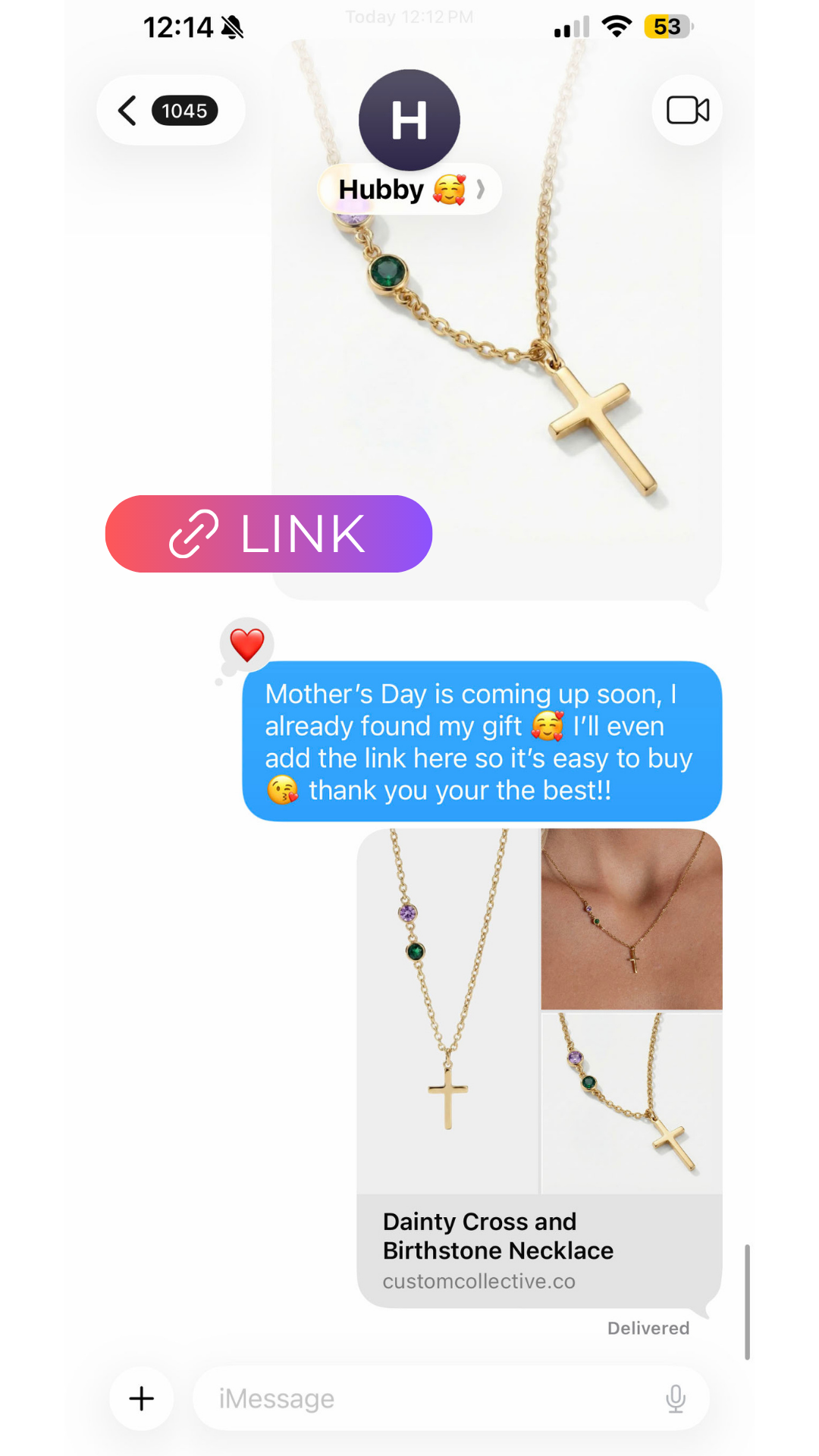 Dainty Jewelry Society Facebook ad