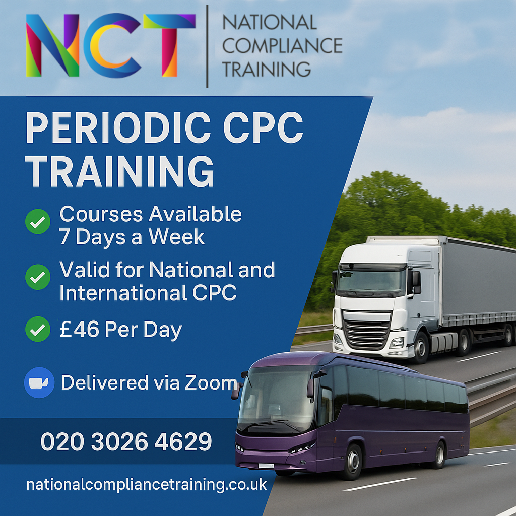 National Compliance Training Facebook ad: Driver CPC Training, National Compliance Training