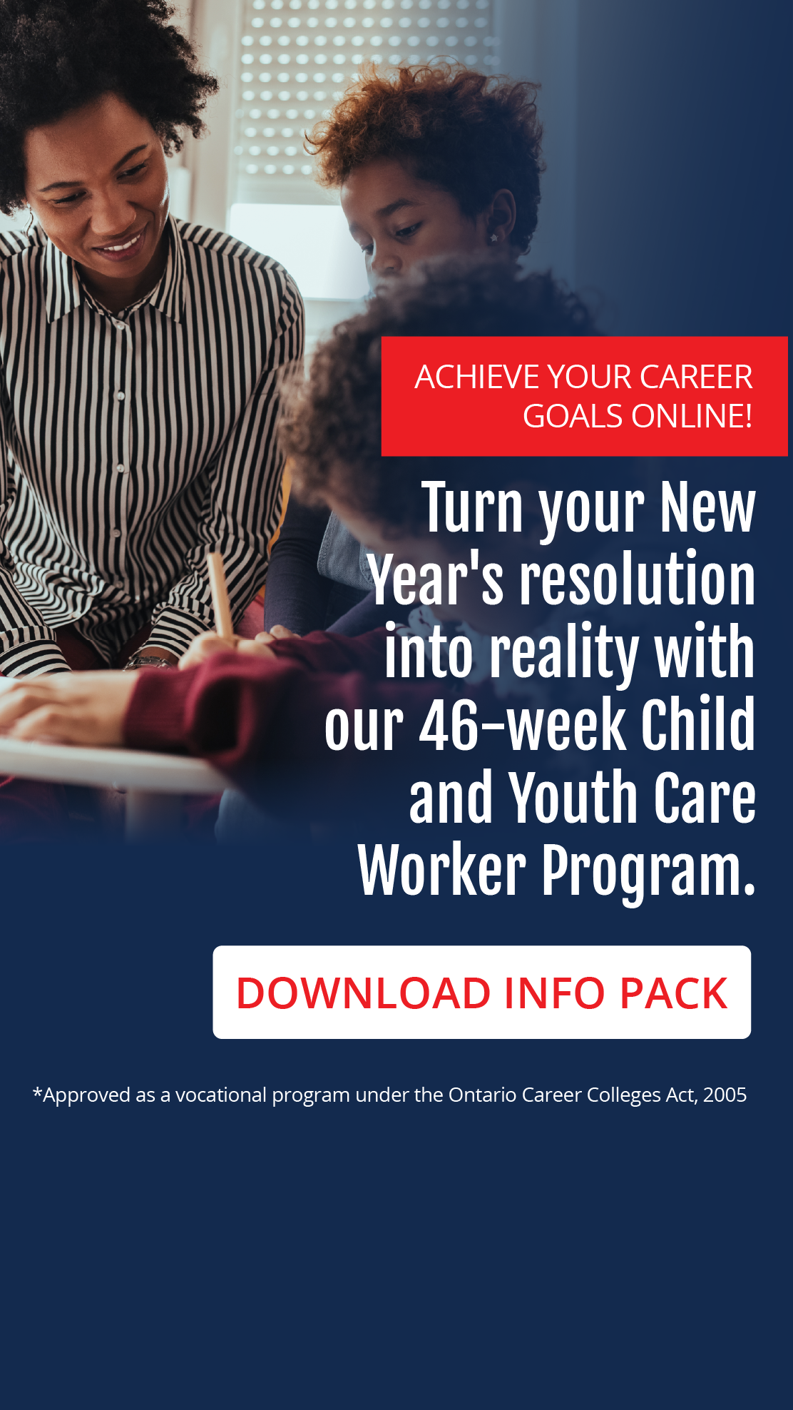 Alpha Career College Facebook ad
