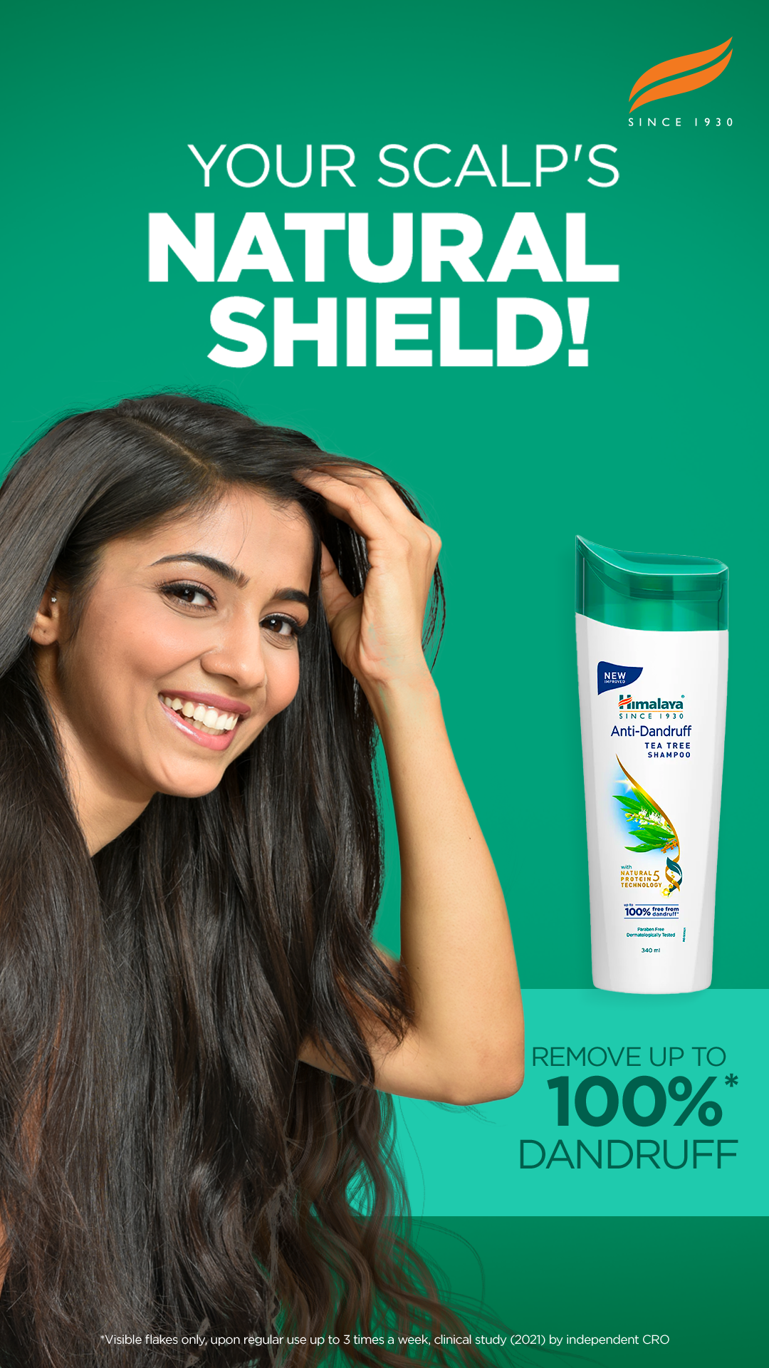 Himalaya Hair Care Facebook ad: Remove Dandruff, Naturally With Himalaya Hair care