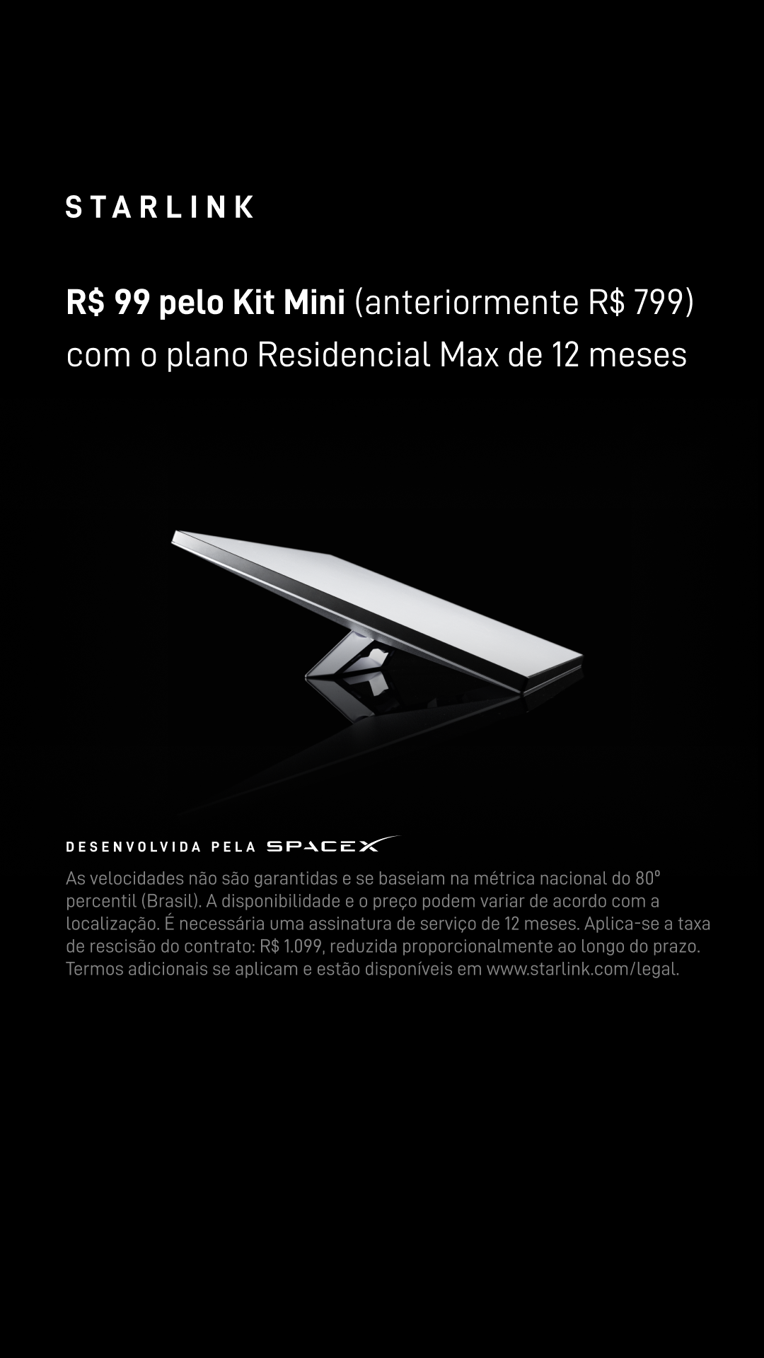 Starlink Facebook ad