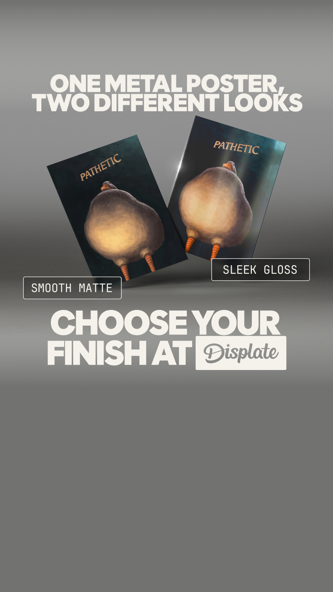 Displate Facebook ad