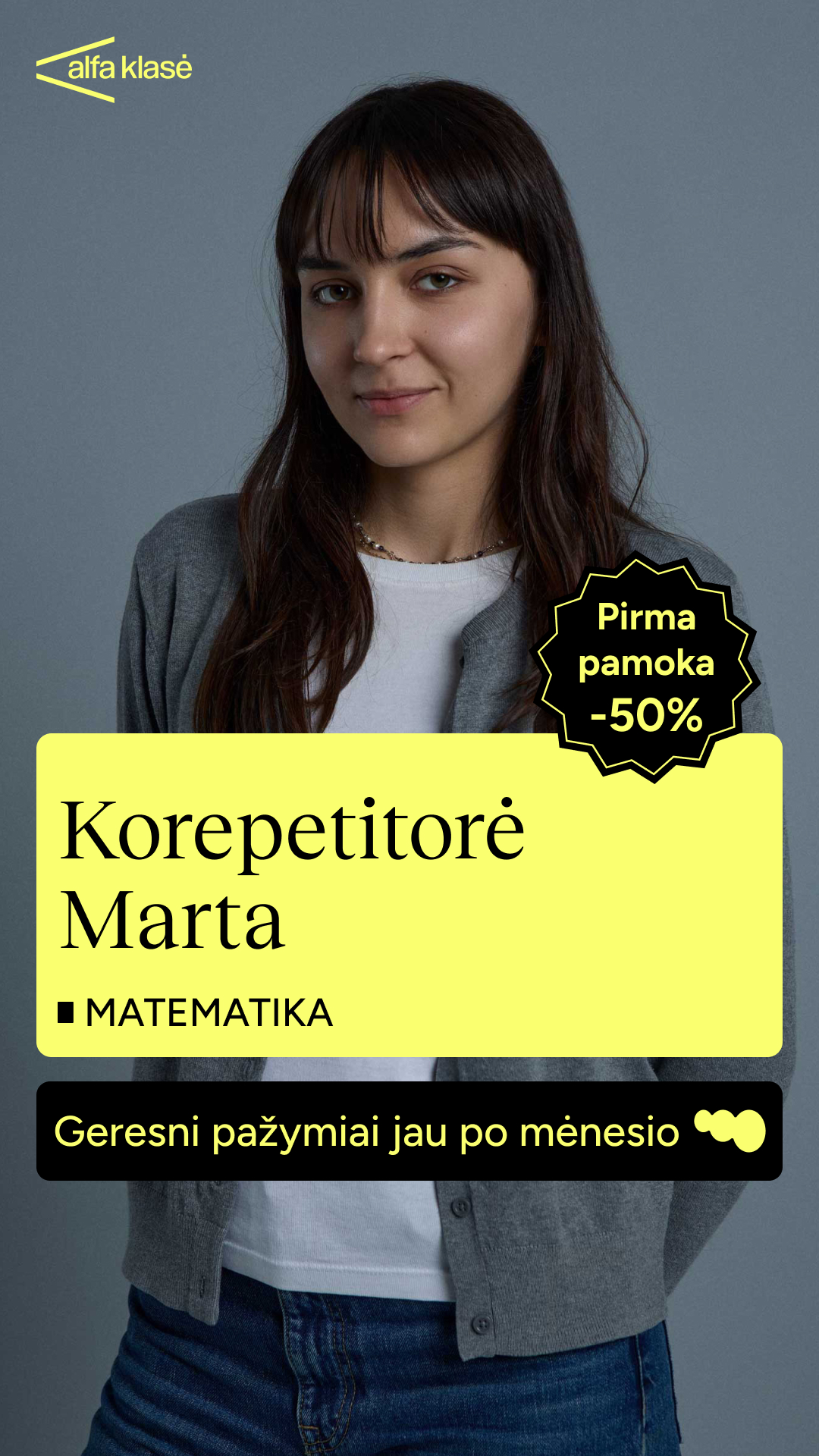 Alfa Klasė Facebook ad