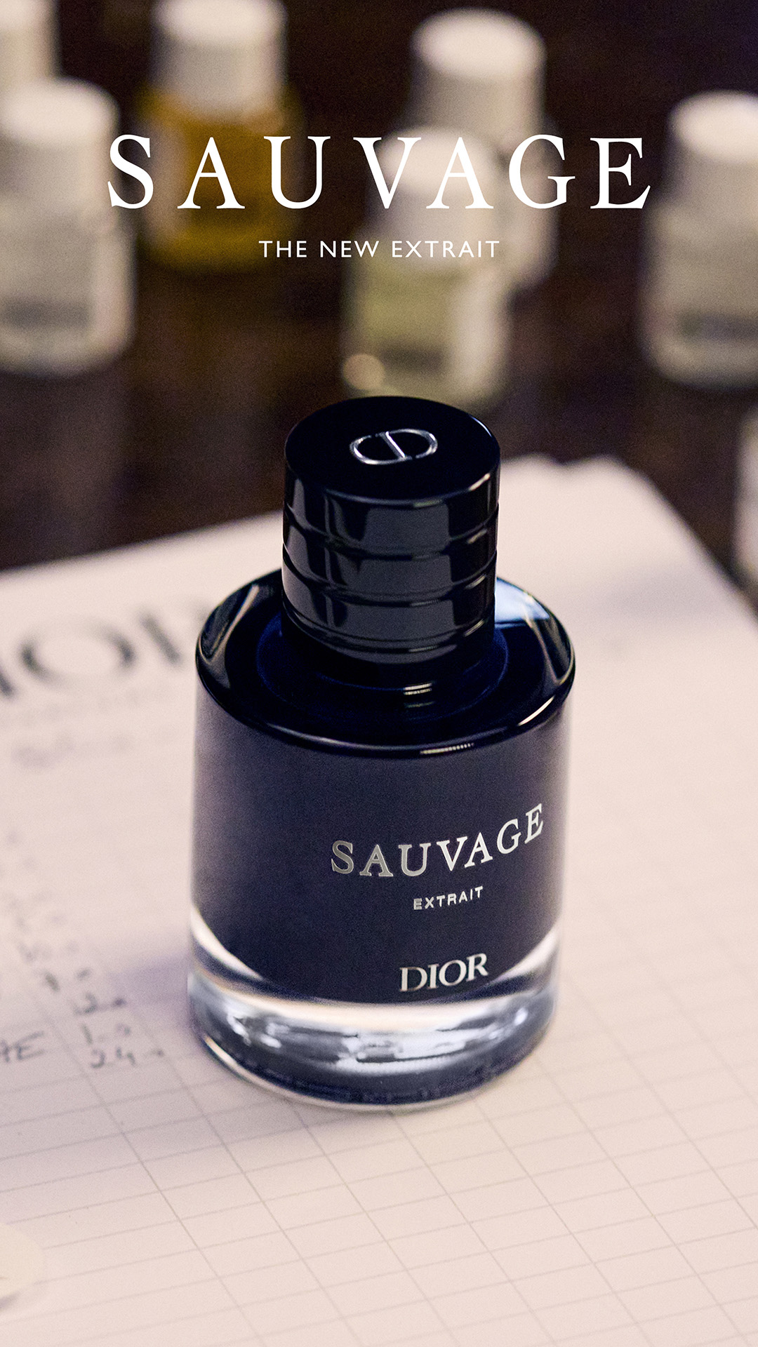 John Lewis & Partners Facebook ad: DIOR SAUVAGE, THE NEW EXTRAIT