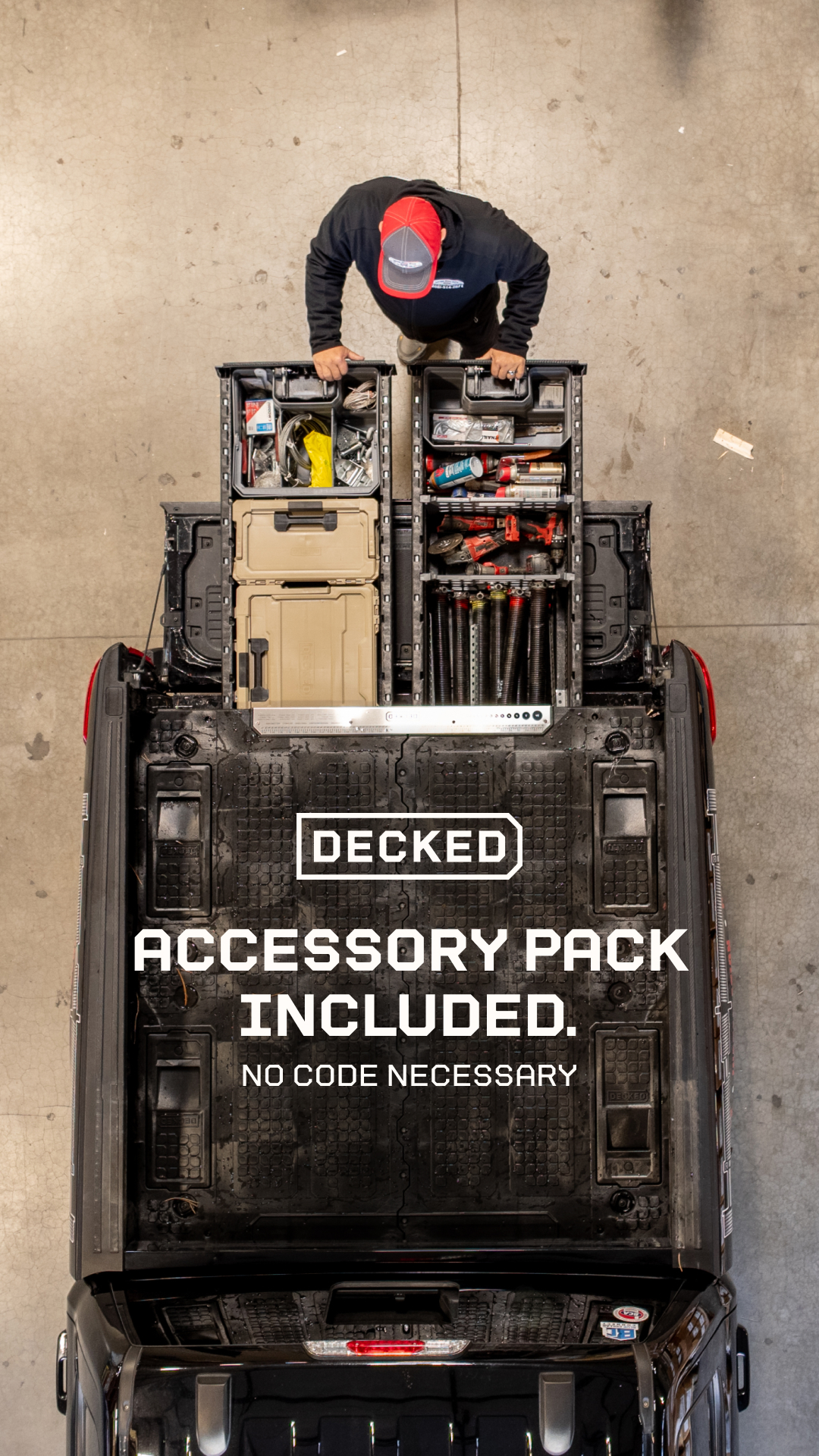 DECKED Facebook ad