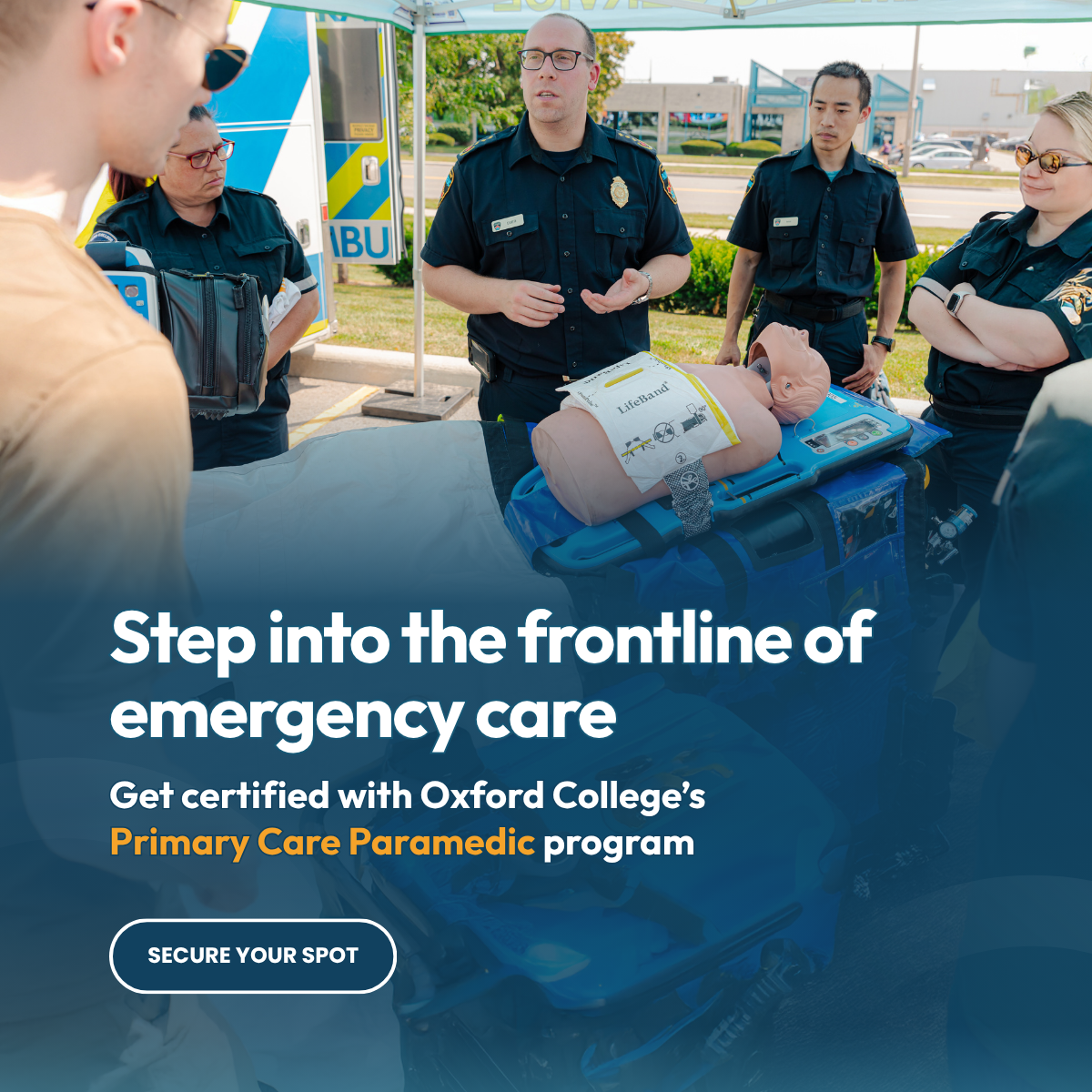 Oxford College of Arts, Business and Technology Facebook ad