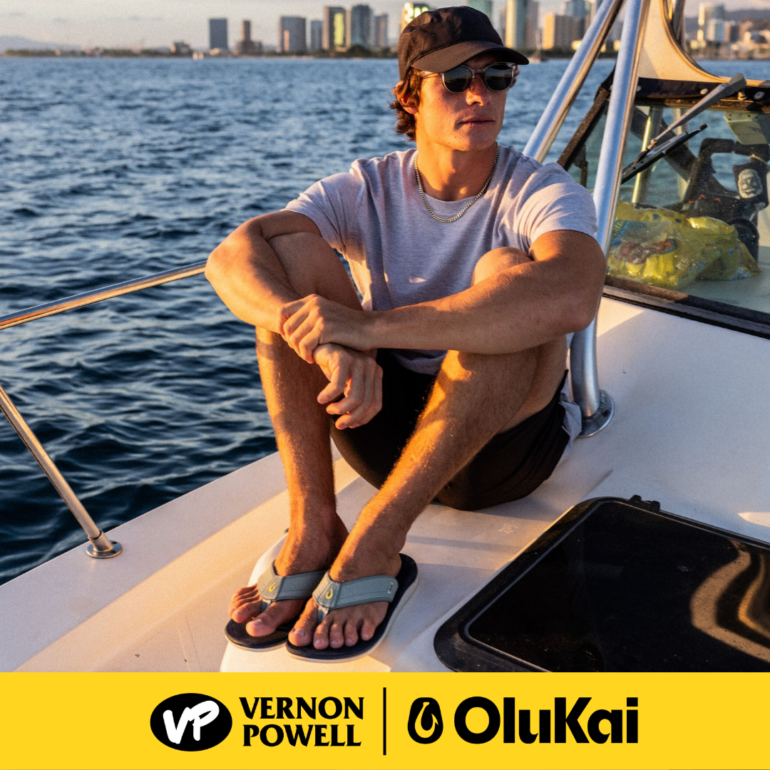 VP Shoes - Vernon Powell Facebook ad: Shop OluKai Sandals at VP Today!