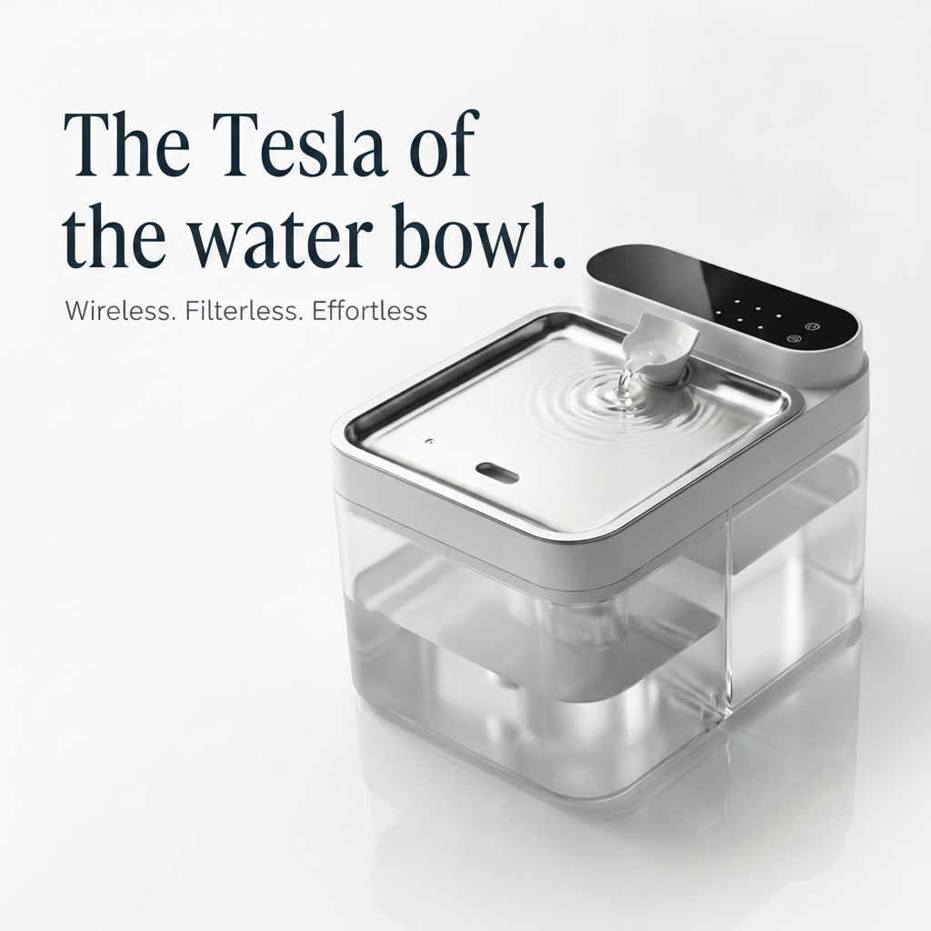 Dr. Hannah Cole, DVM Facebook ad: The only cat fountain that never refilters old water