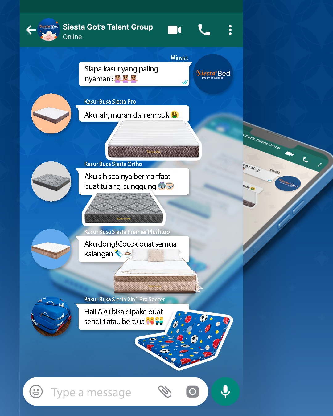 Siesta Bed Facebook ad
