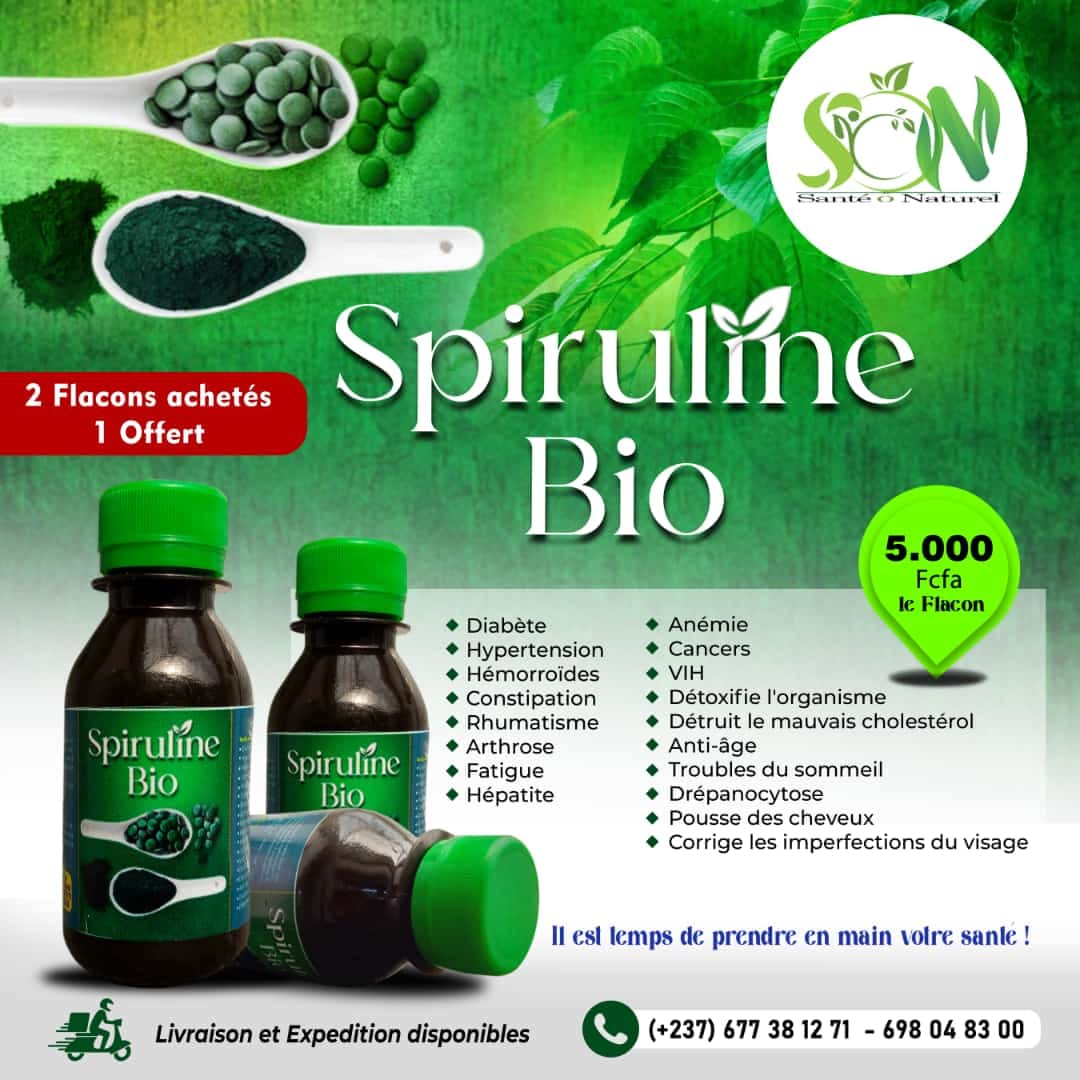 Nature et Santé Facebook ad: 𝗡𝗼𝘁𝗿𝗲 𝗯𝗮𝘀𝗲: Yaoundé Nkolbisson, Usine des eaux.