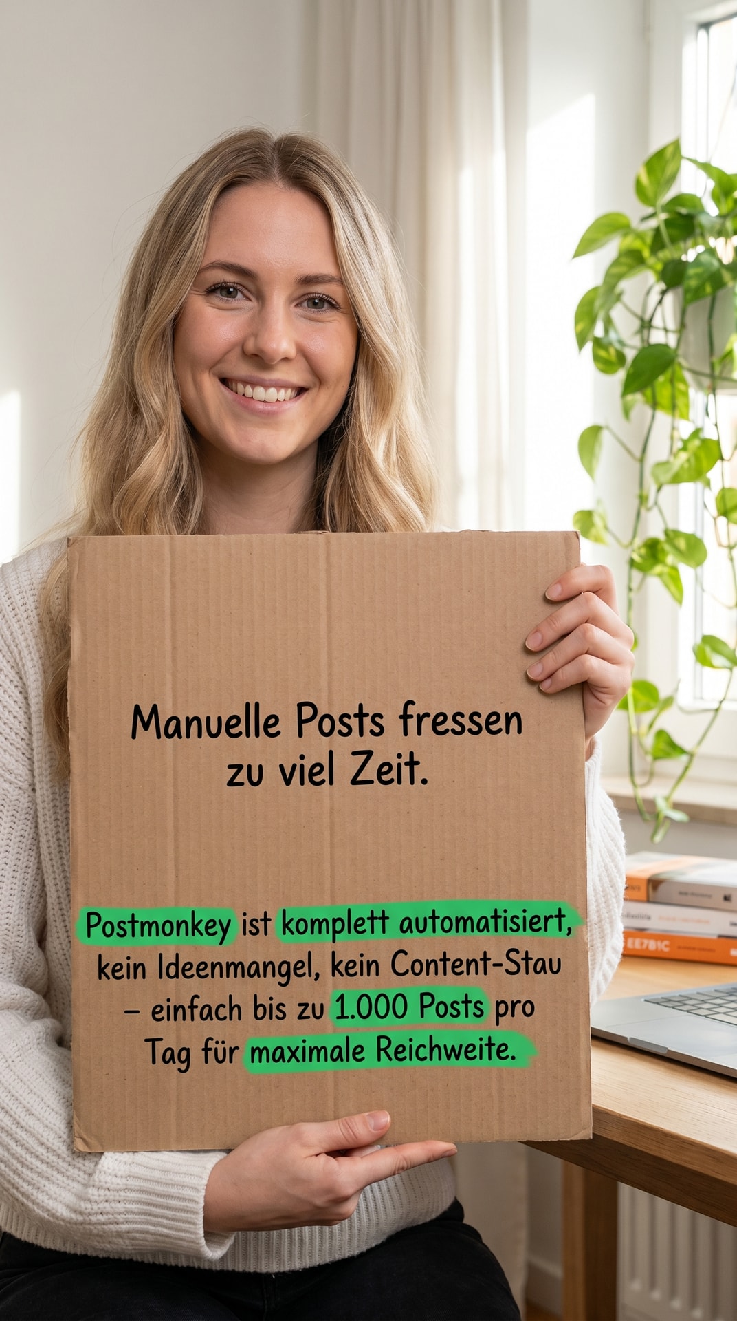 Paul Roth Facebook ad: 30.000 Posts im Monat automatisiert