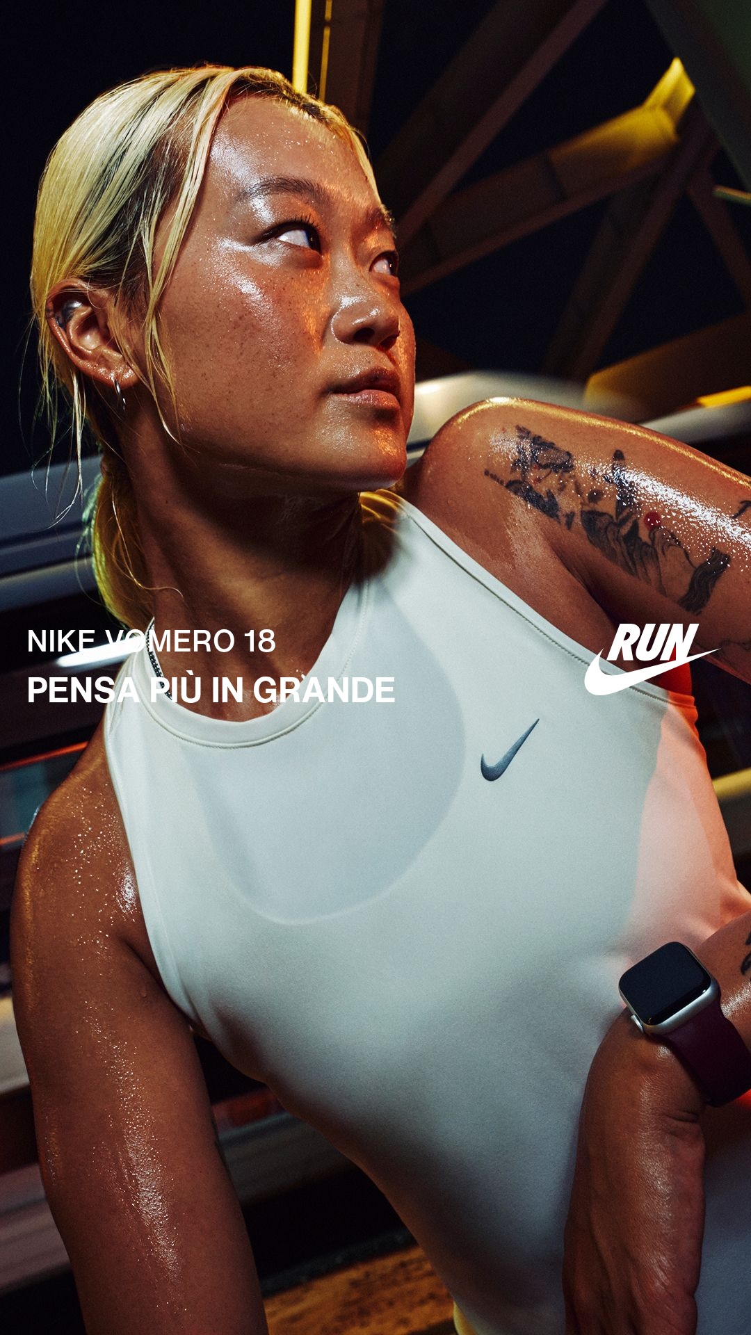 Nike Run Club Facebook ad