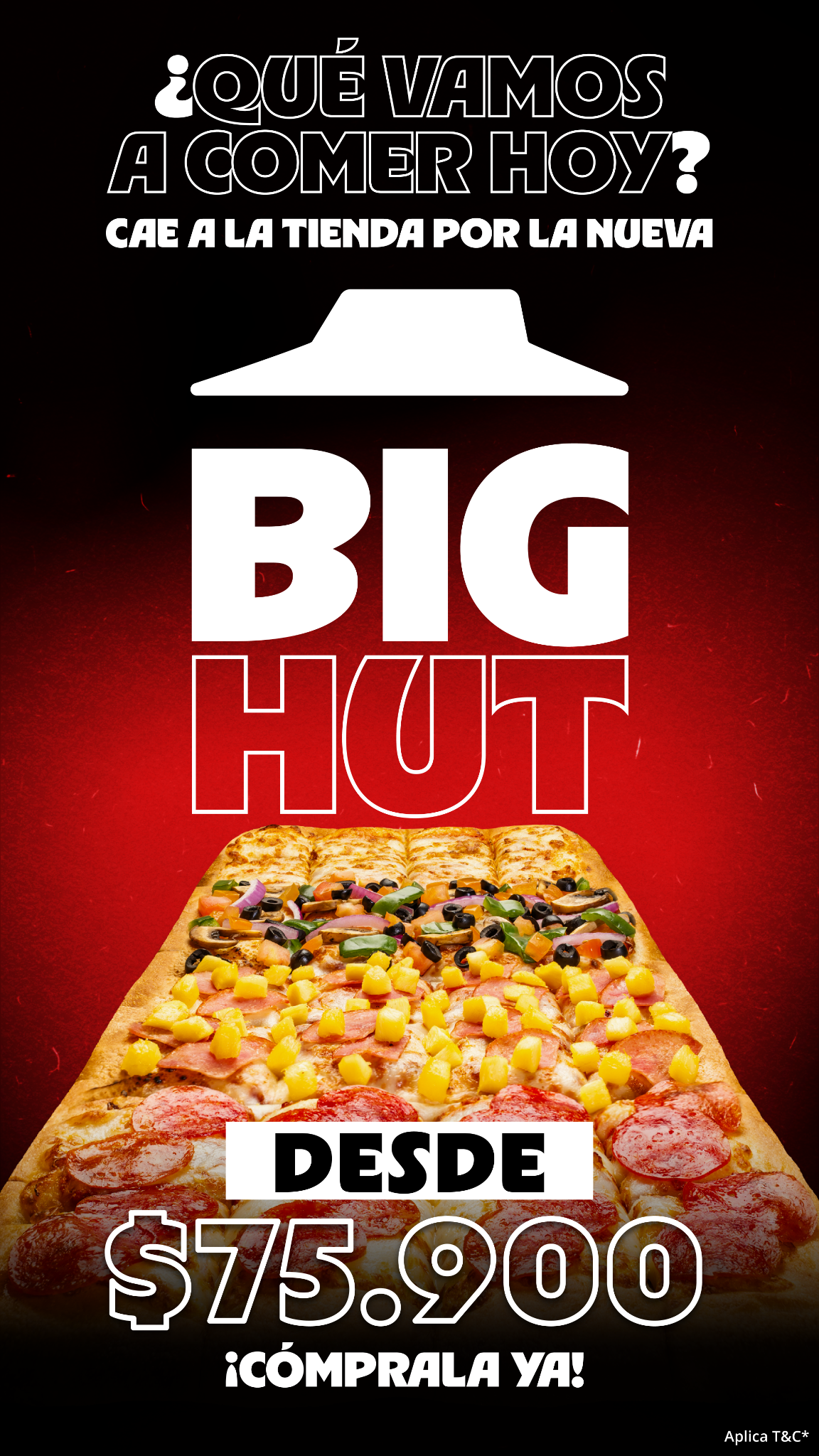 Pizza Hut Colombia Facebook ad