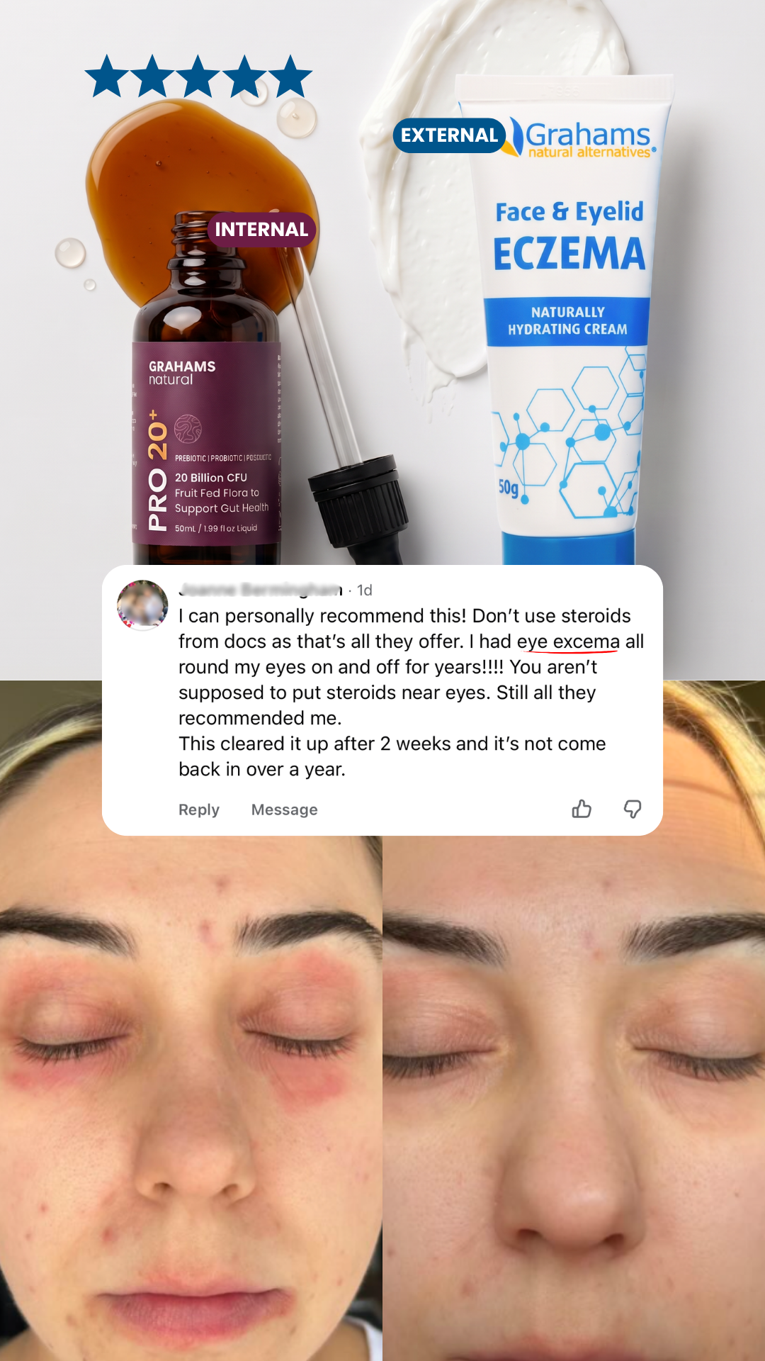Grahams Natural Alternatives Facebook ad