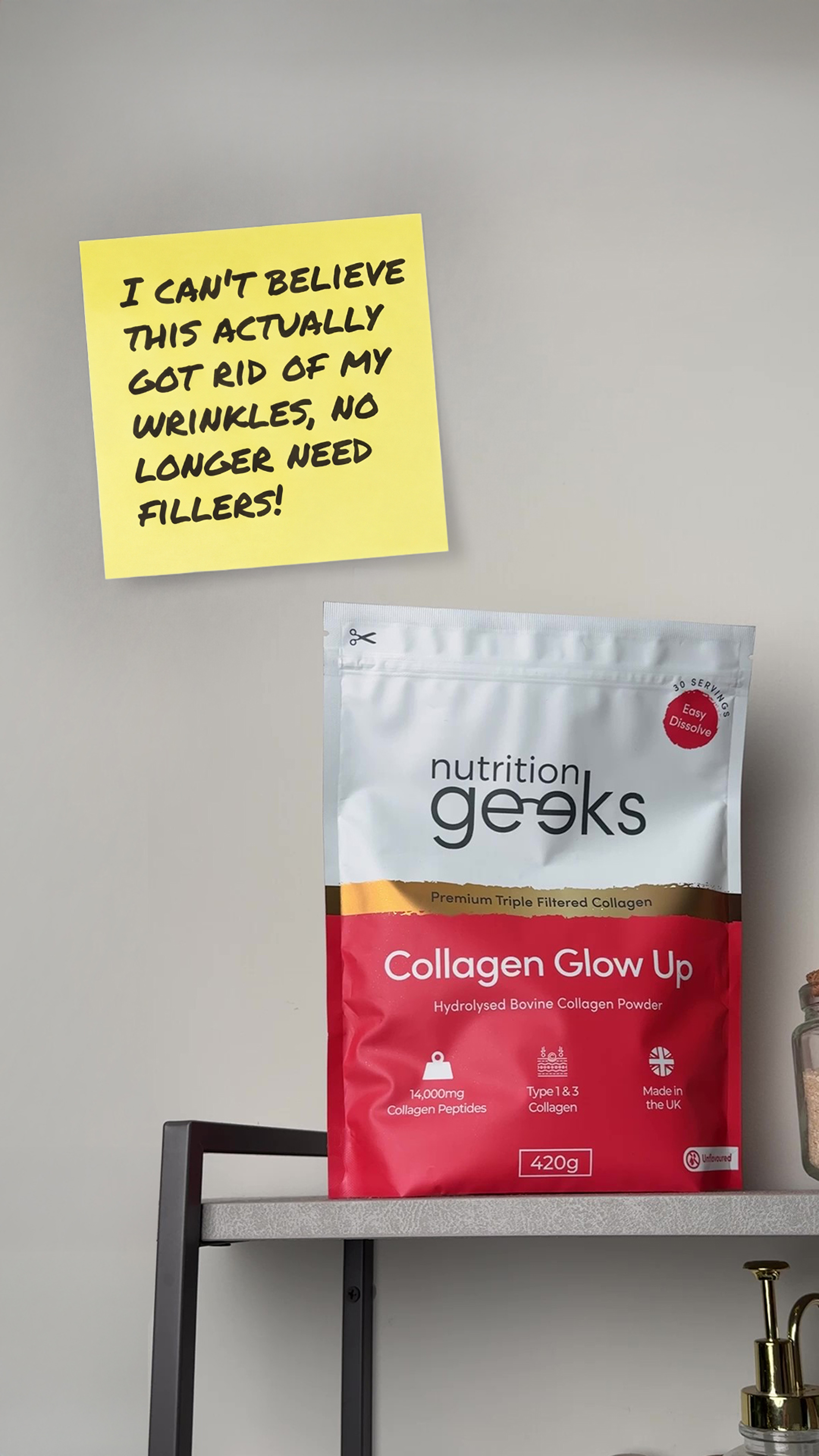 Nutrition Geeks Facebook ad