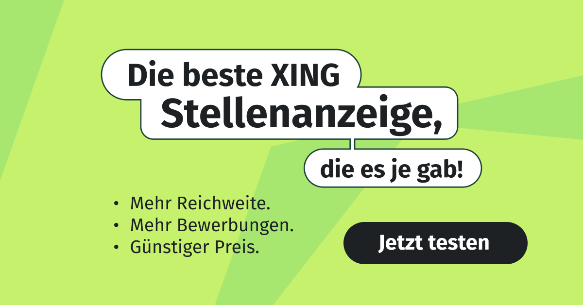 XING Facebook ad