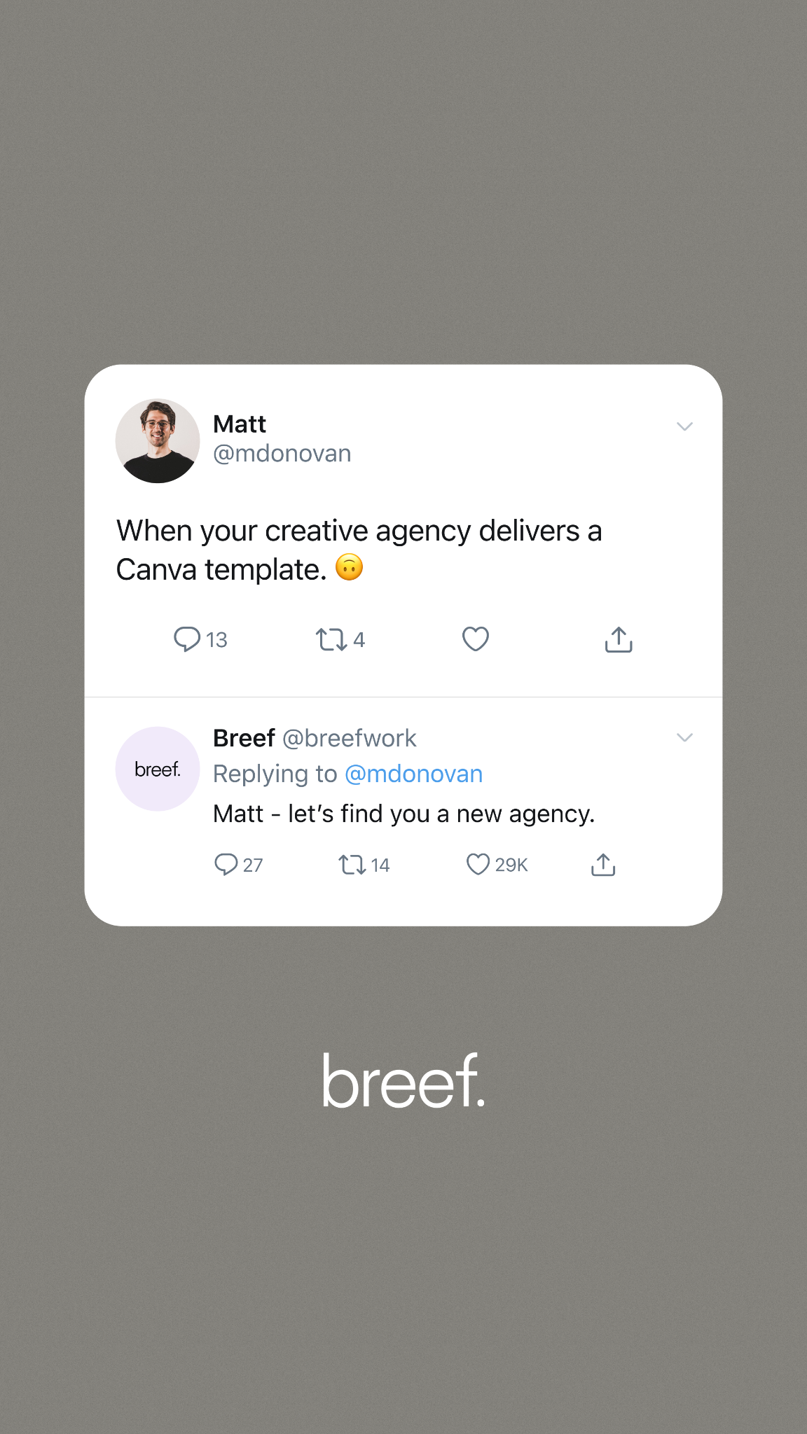 Breef. Facebook ad