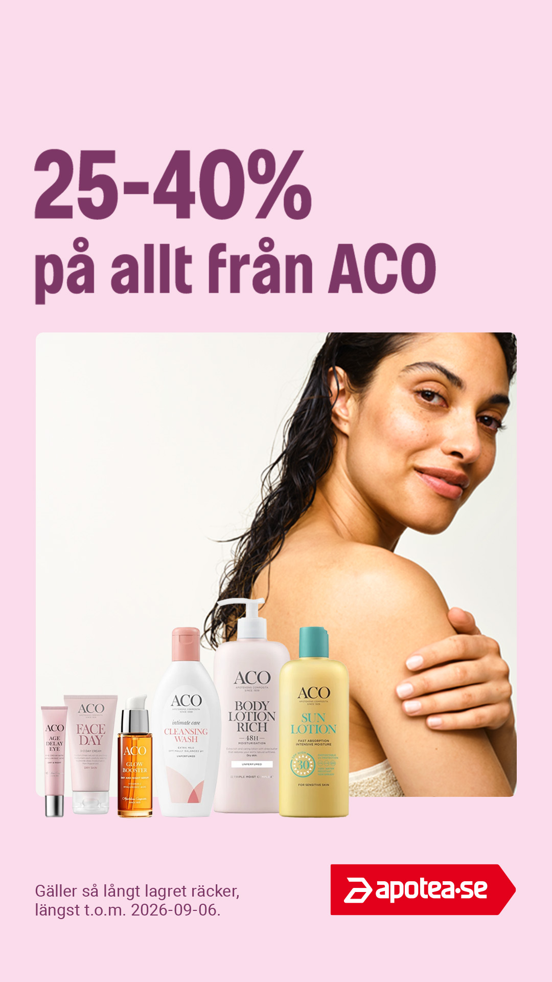 apotea.se Facebook ad from Aug 10, 2026