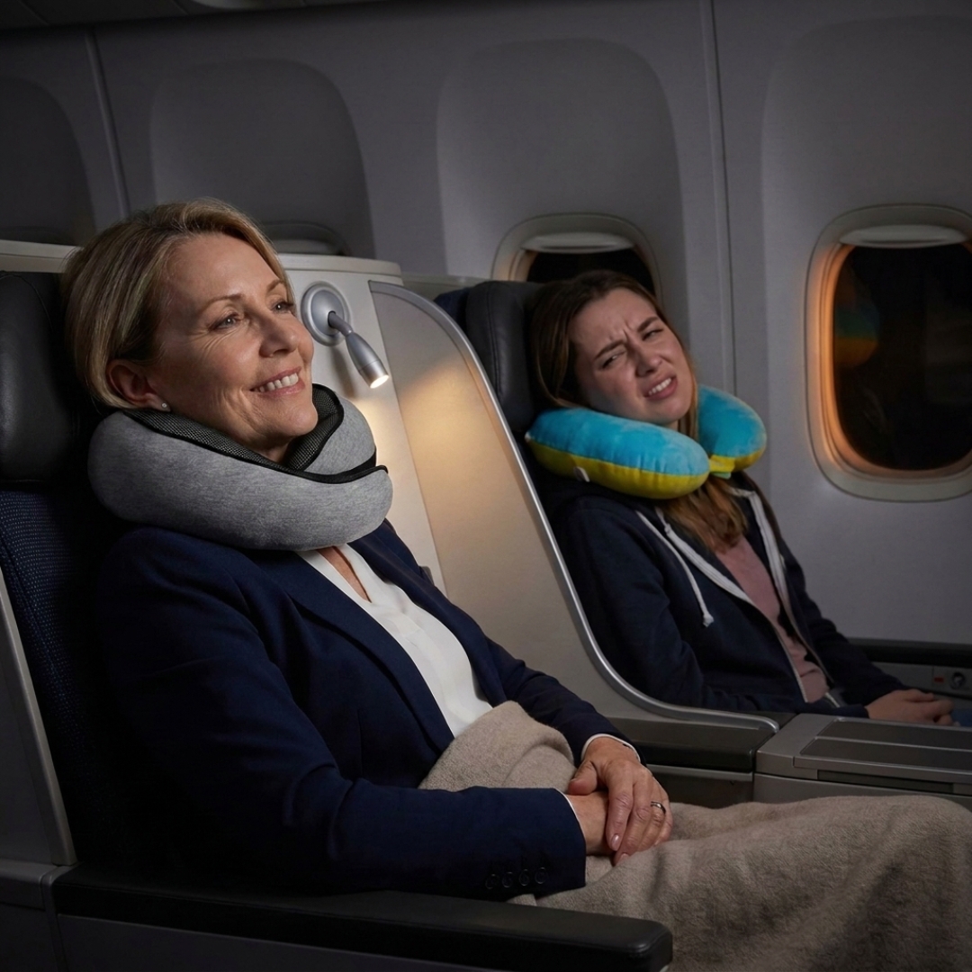 FlyHugz Facebook ad: TRAVEL SMARTER