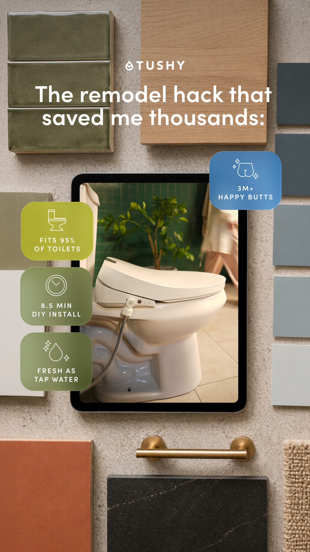 TUSHY Facebook ad