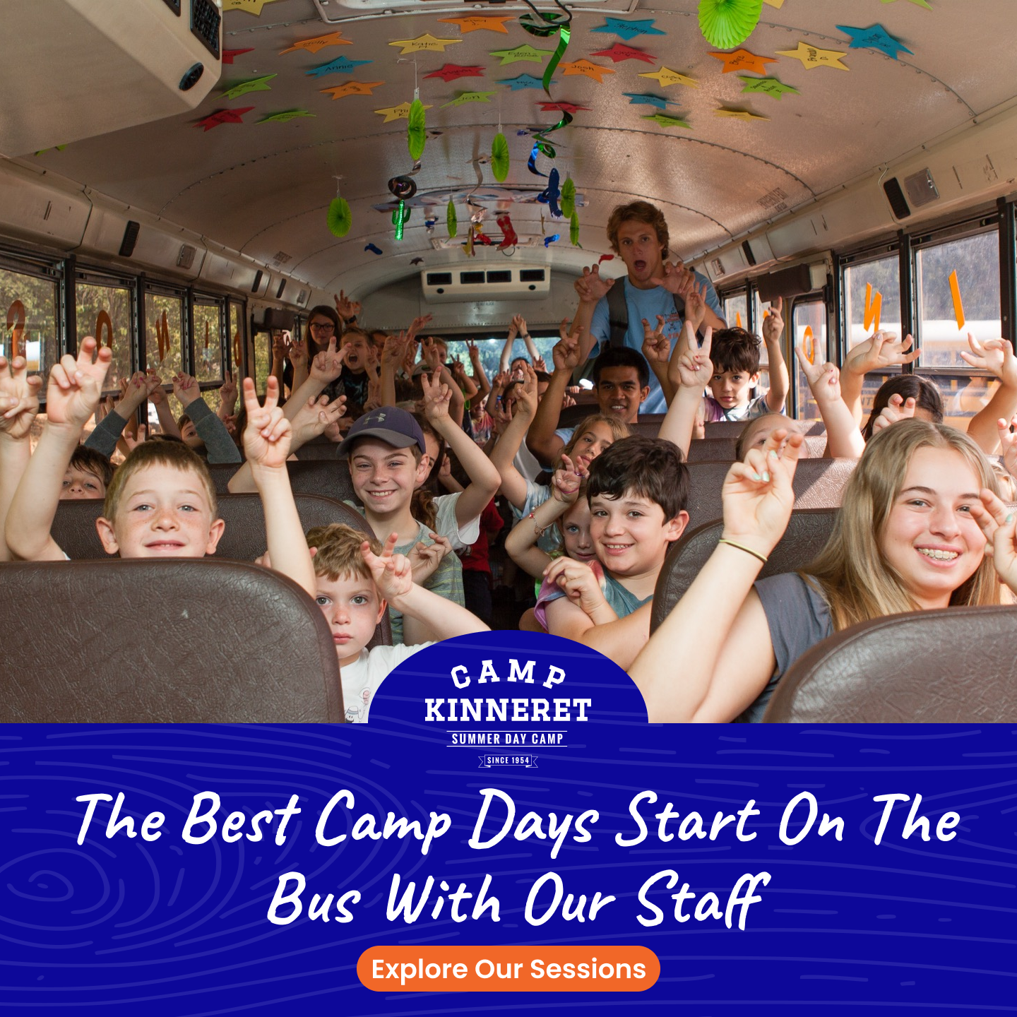 Camp Kinneret Summer Day Camp Facebook ad from Dec 5, 2025
