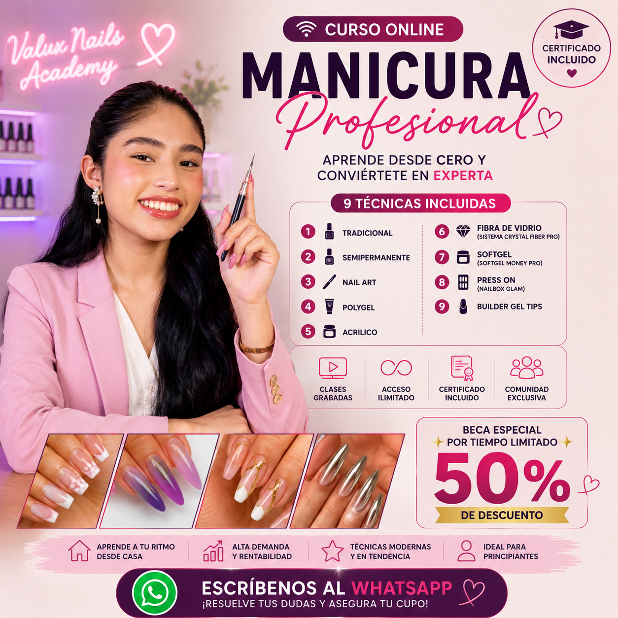 Integral Manicura. Facebook ad