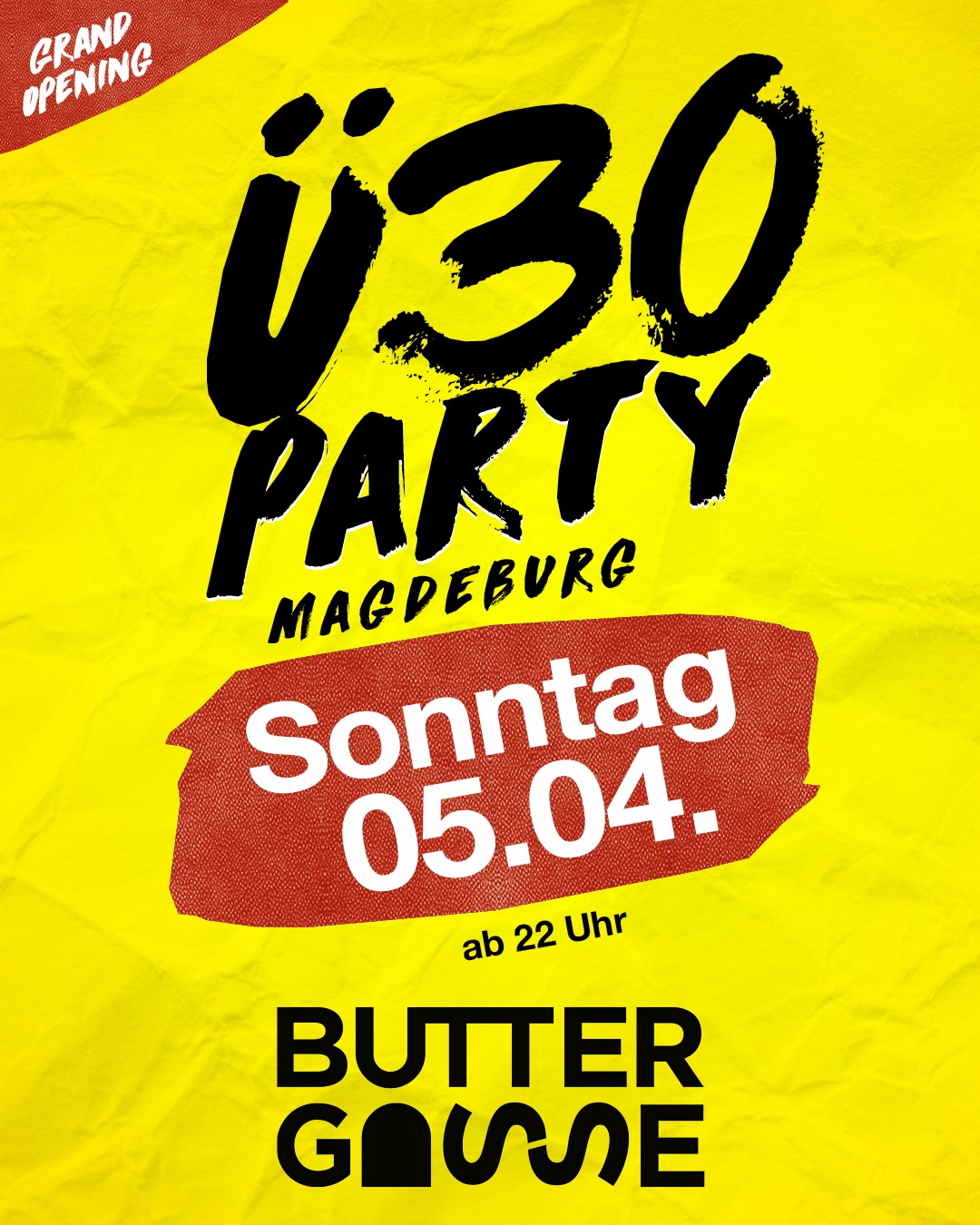 Ü30 Partys Facebook ad