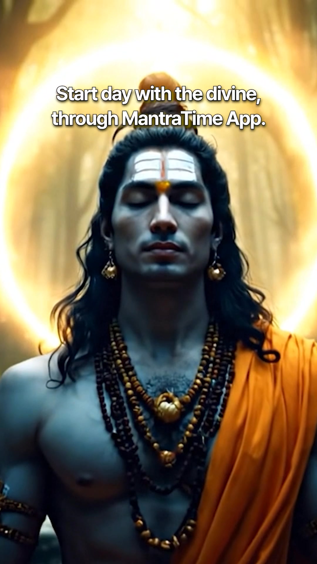 Mantra Time Facebook ad: Mantra Time: Start with Divine Blessings