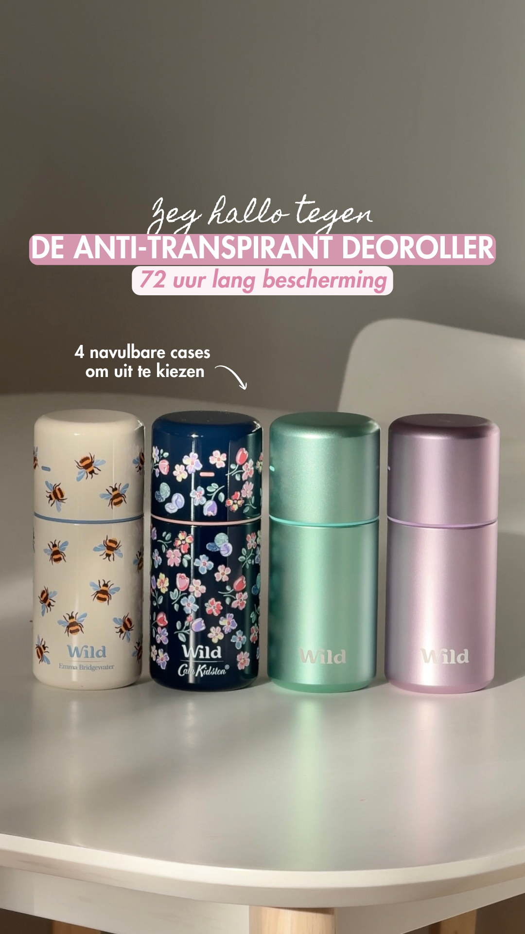 Wild Facebook ad: Navulbare anti-transpirant deoroller