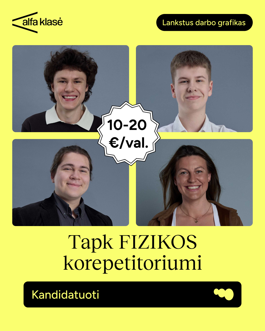 Alfa Klasė Facebook ad