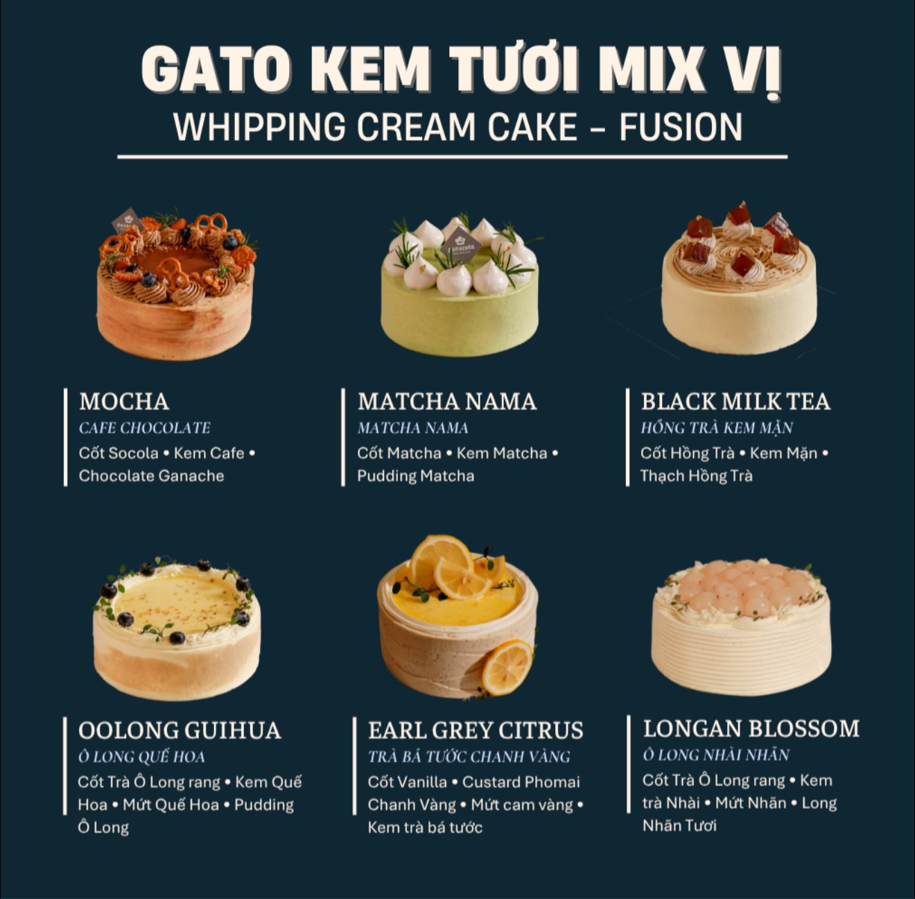 Tiệm bánh Panacota Facebook ad