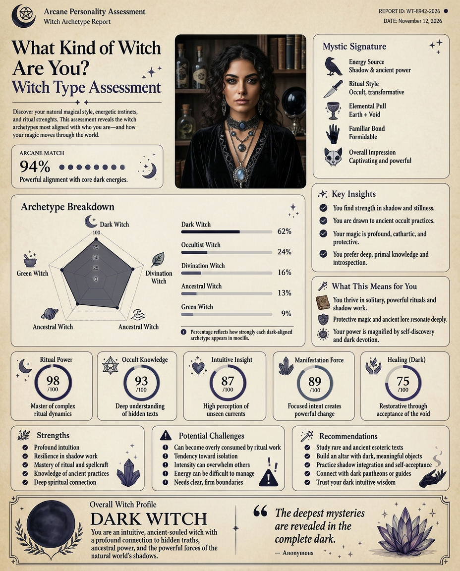 Follow your Desires Facebook ad: Which witch are you?