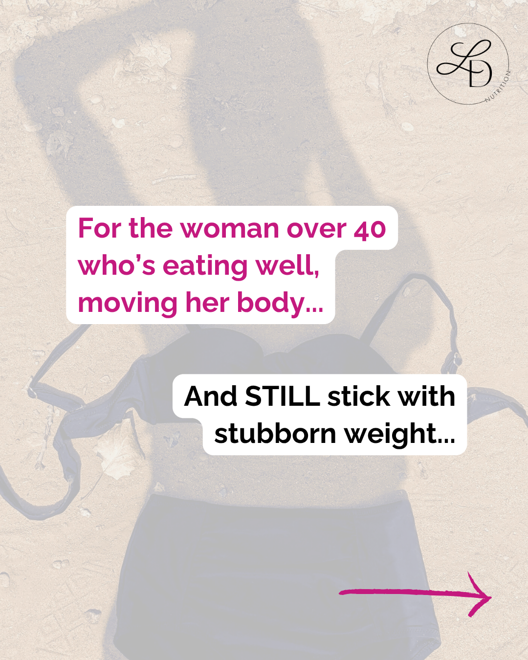 Louise Digby Nutrition Facebook ad: The truth is, midlife weight gain has very…
