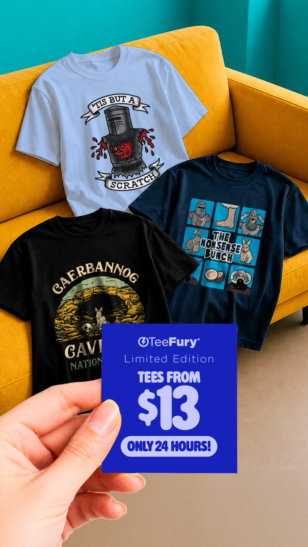 TeeFury Facebook ad