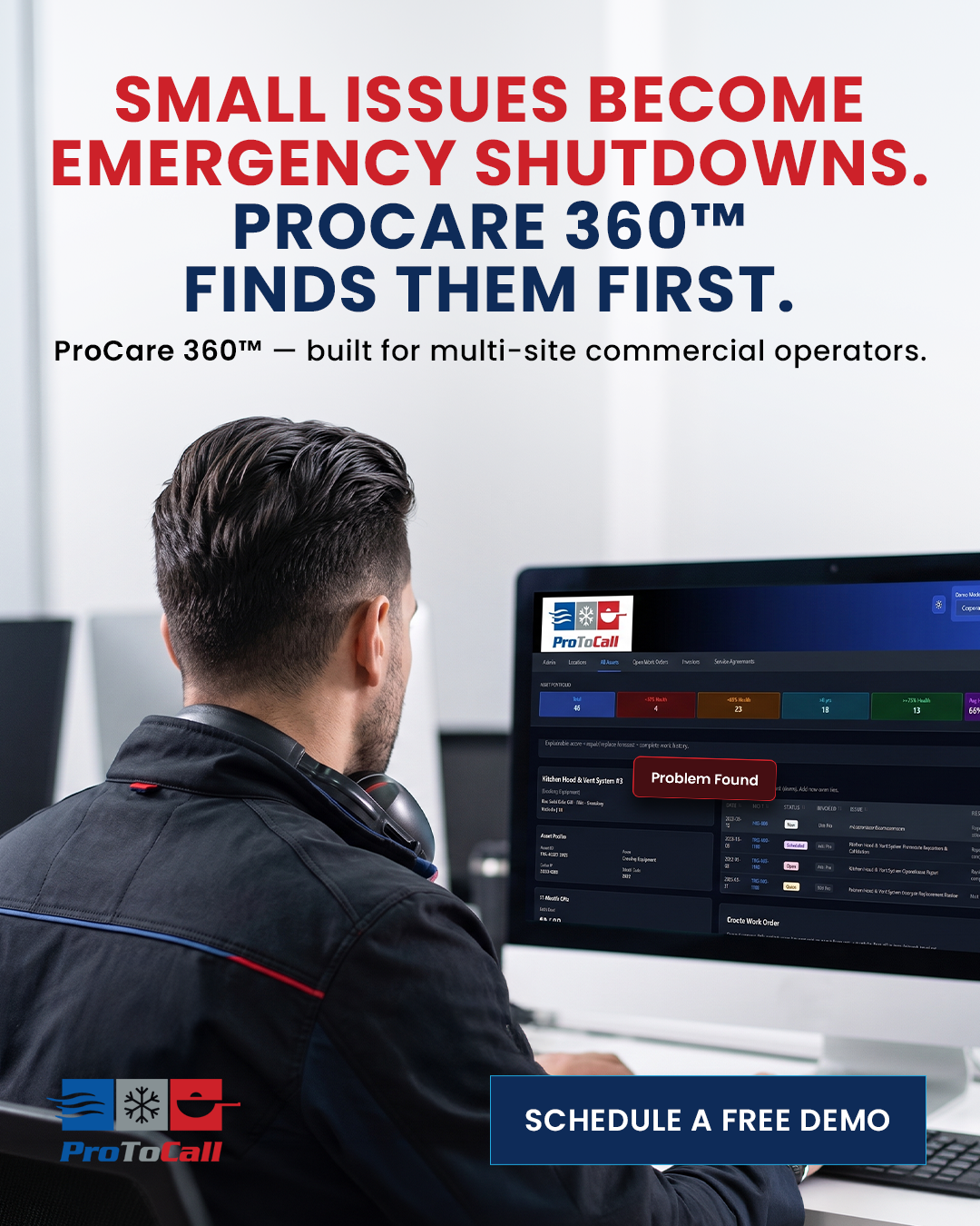 ProToCall LLC Facebook ad: Fix Small Issues Before They Shut You Down