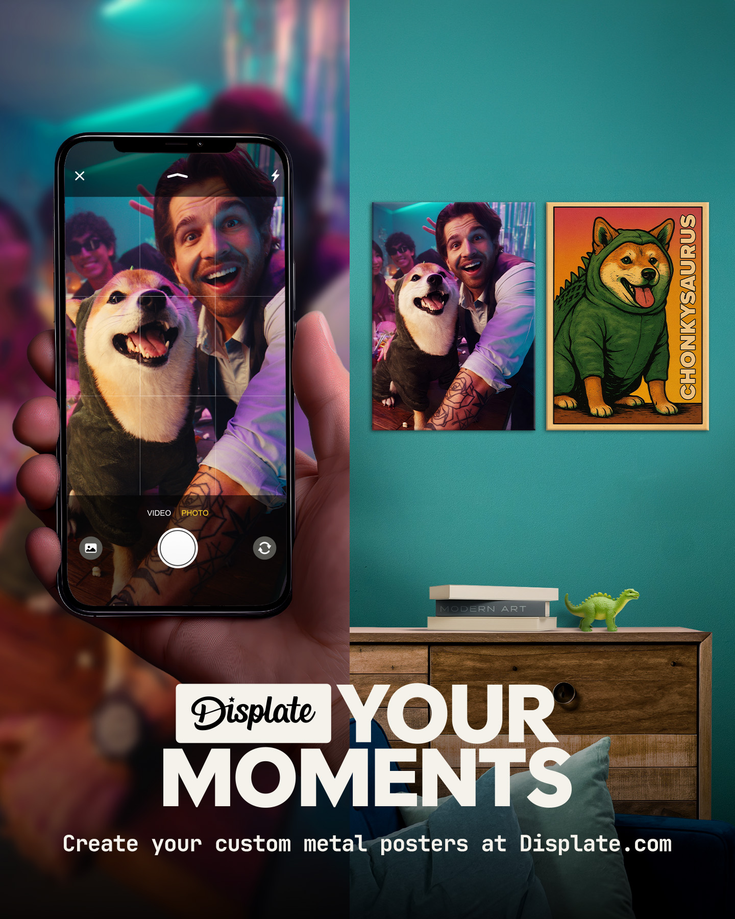Displate Facebook ad