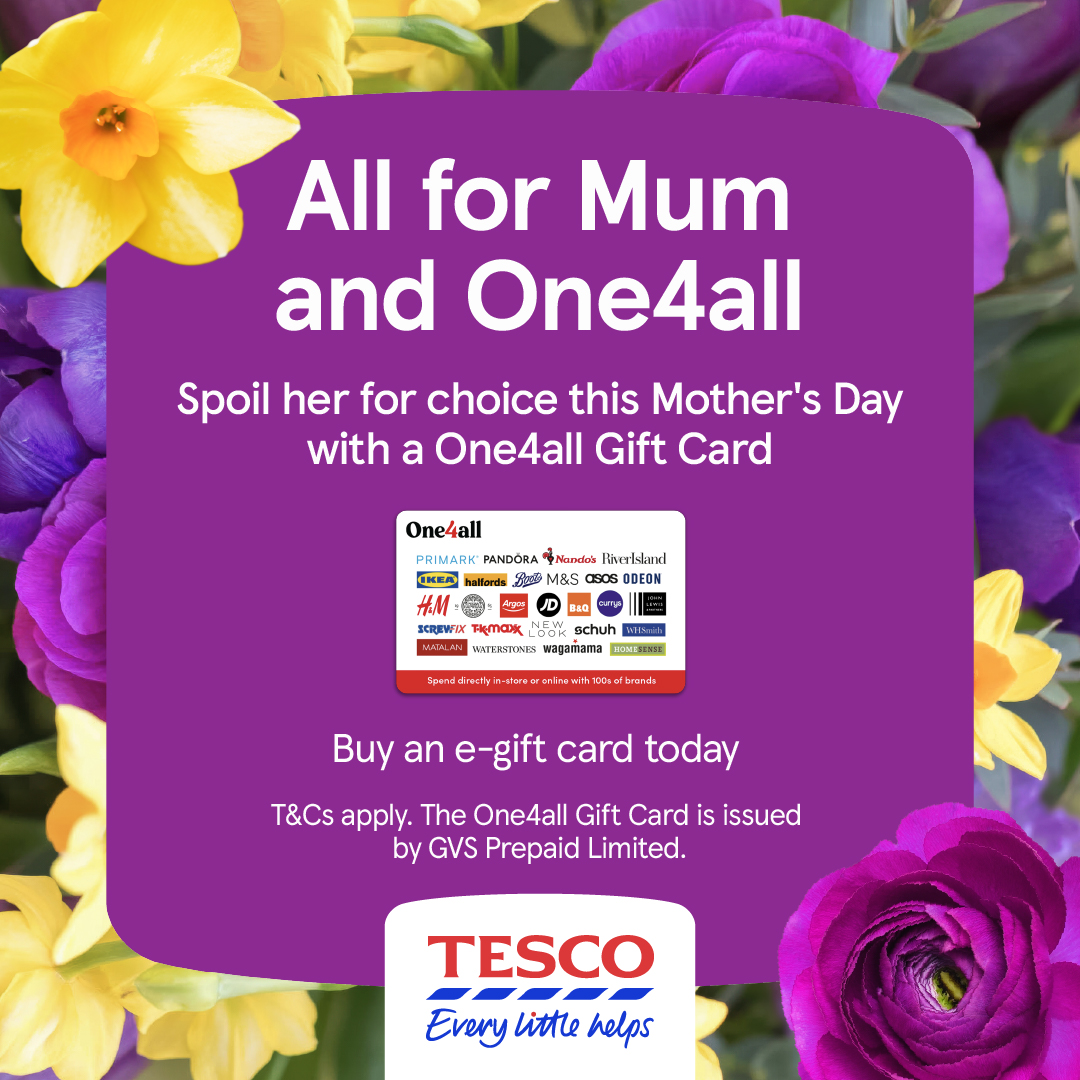 Tesco Gift Cards Facebook ad