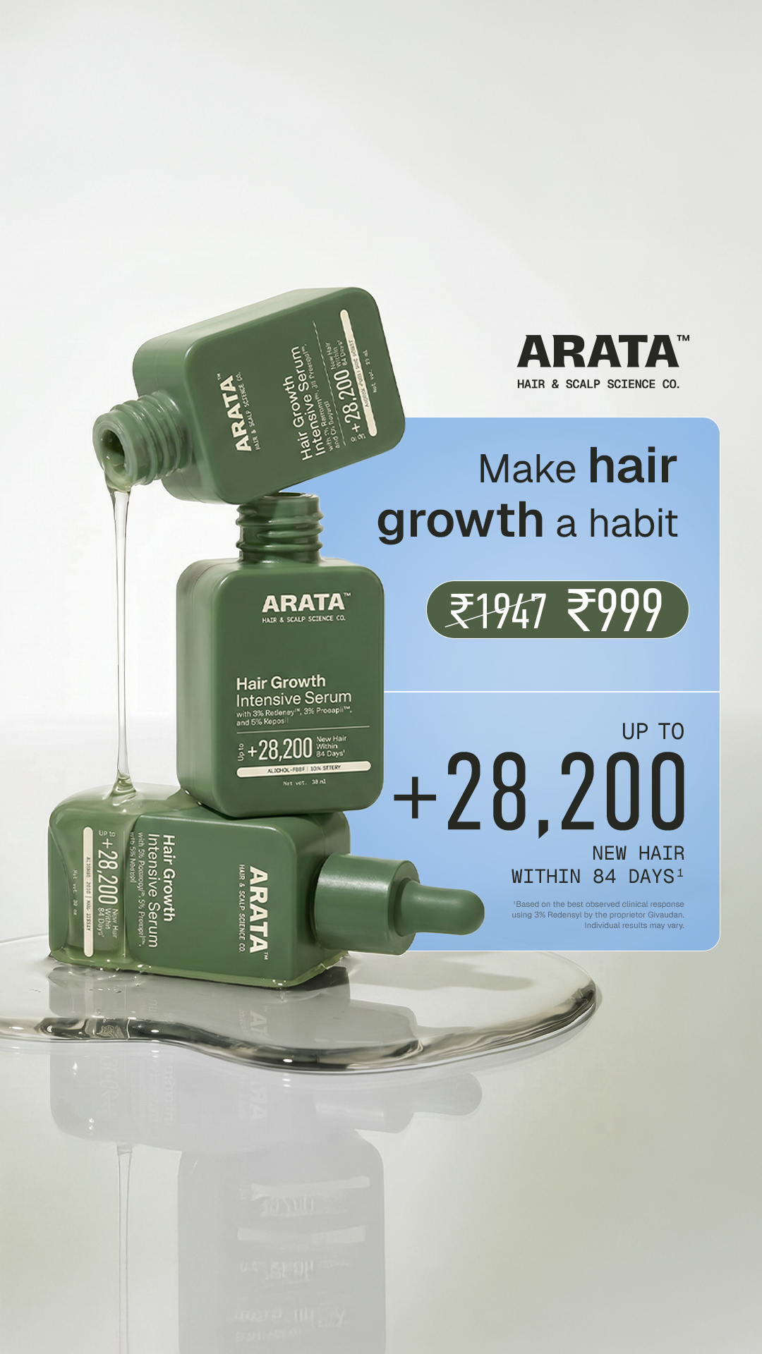  Arata Hair Care Facebook ad