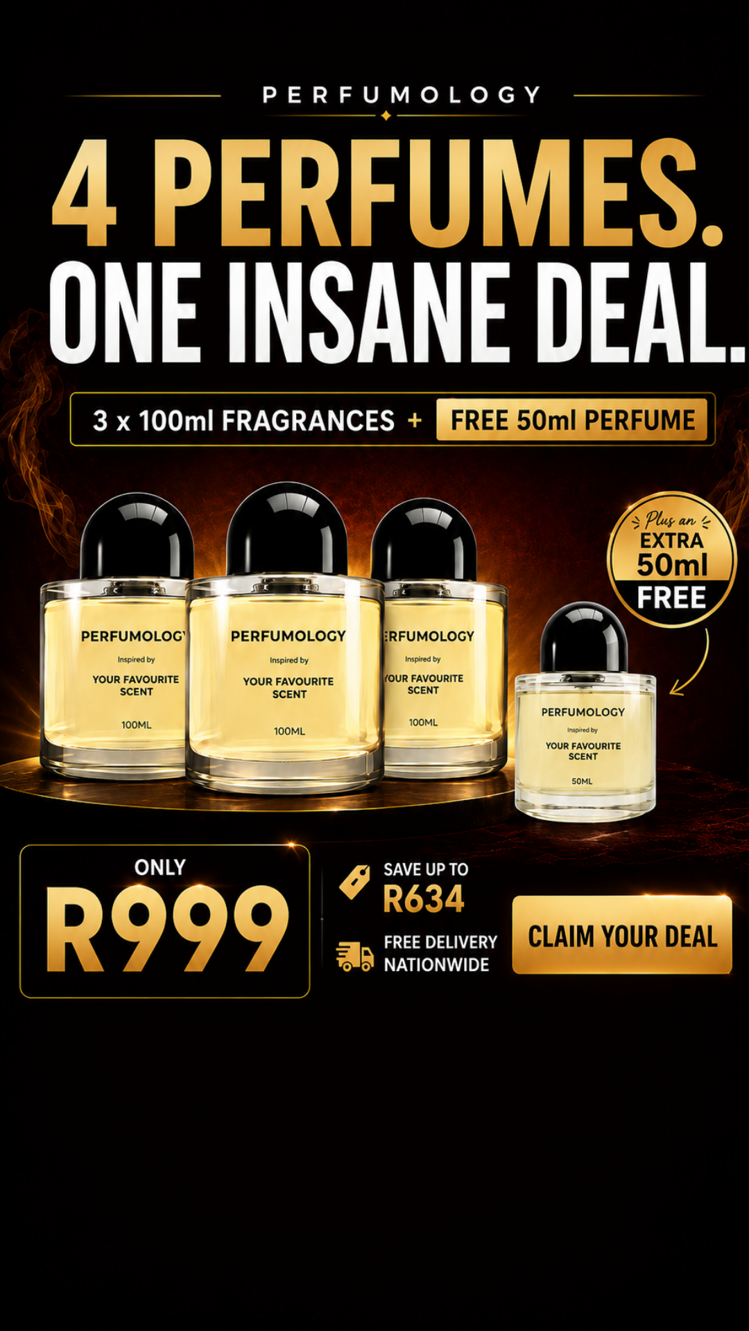 Perfumology Facebook ad