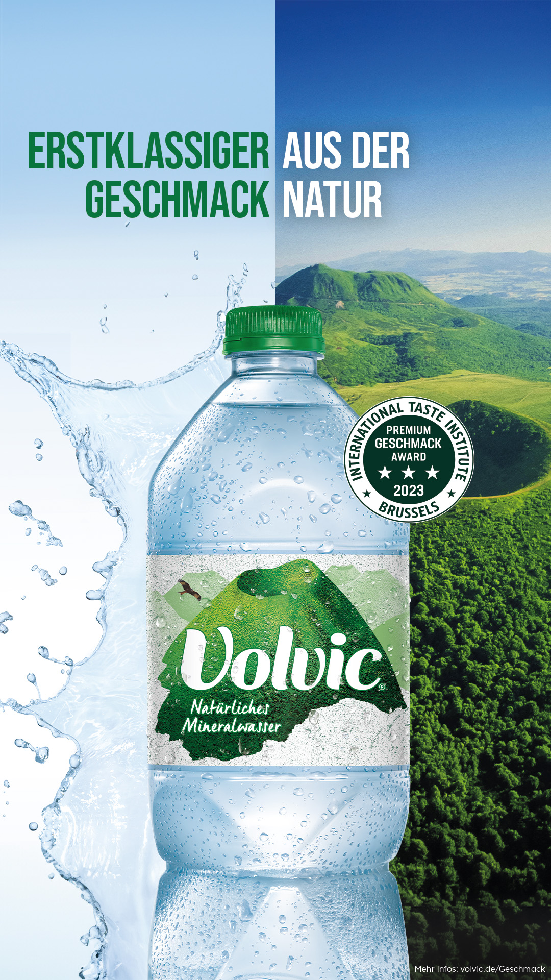 Volvic Facebook ad