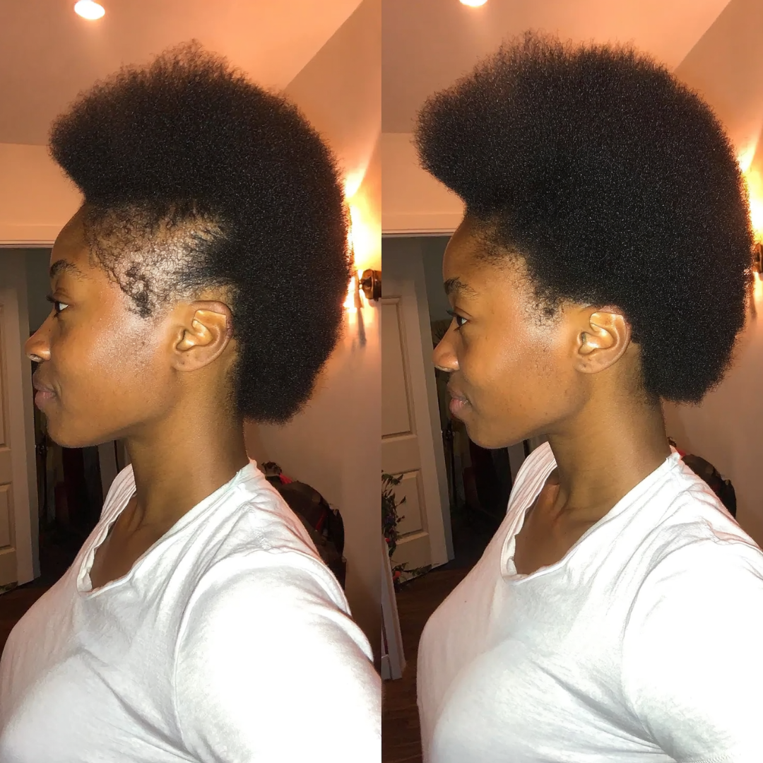 Keisha's Hair Journey Facebook ad