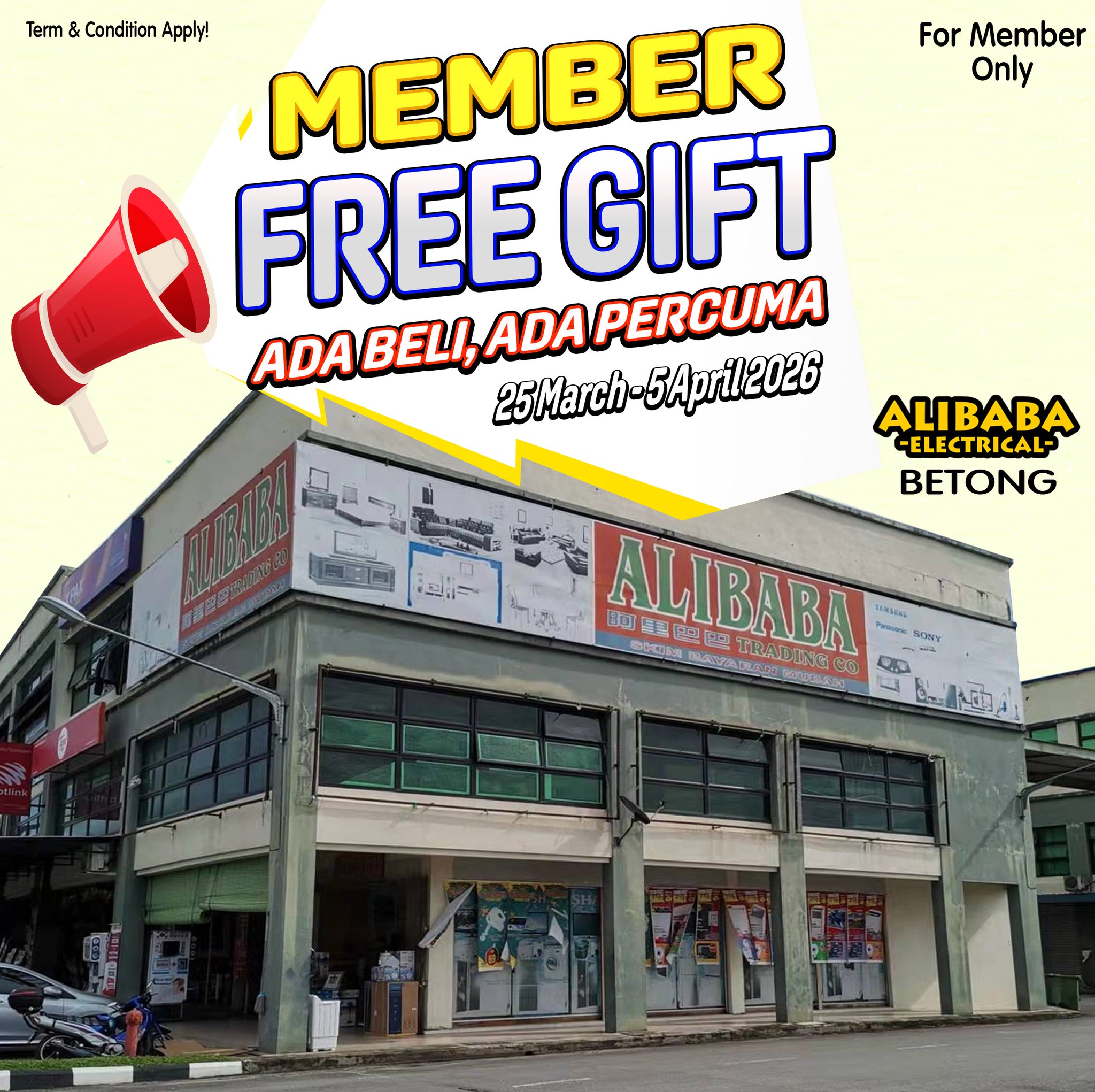 Alibaba Electrical-Betong branch Facebook ad