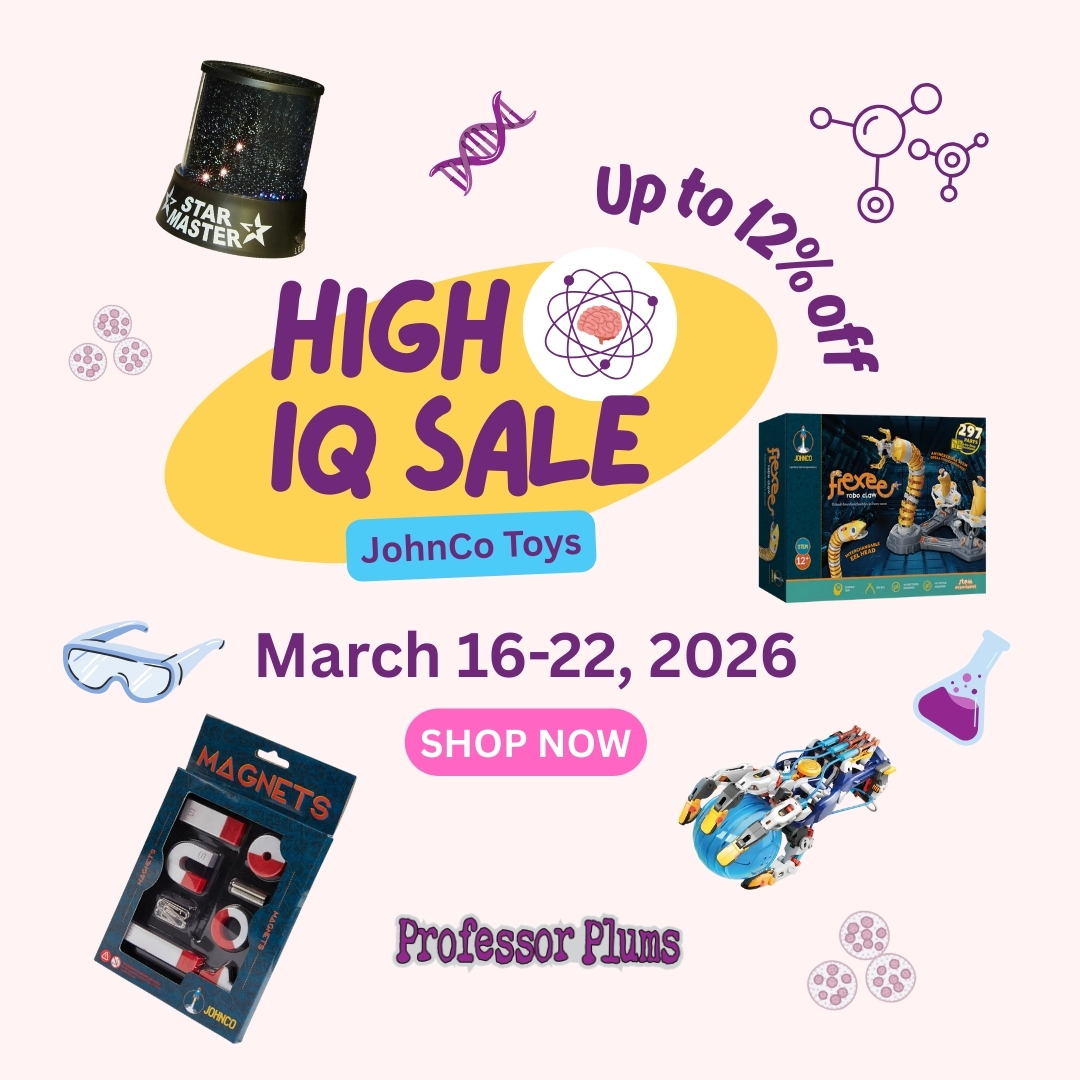 Professor Plum's Facebook ad: Brain Awareness Sale | Mar 16-22