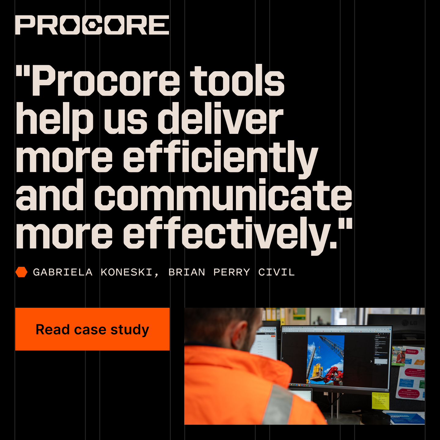 Procore Technologies Facebook ad