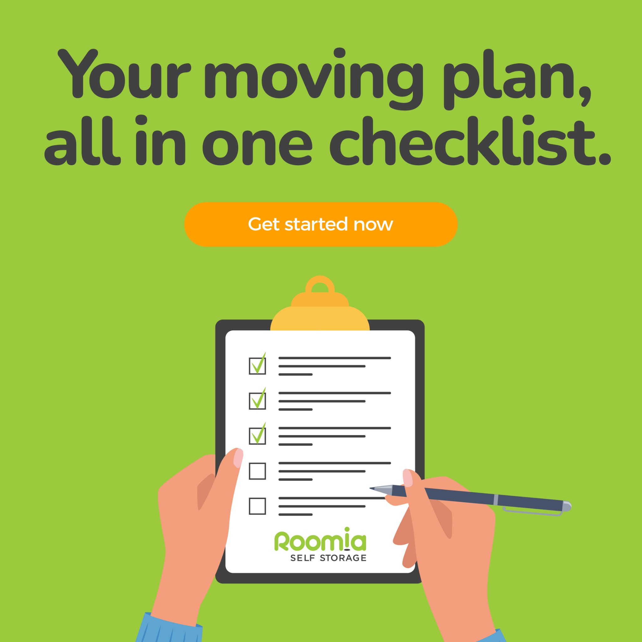 Roomia Self Storage Facebook ad