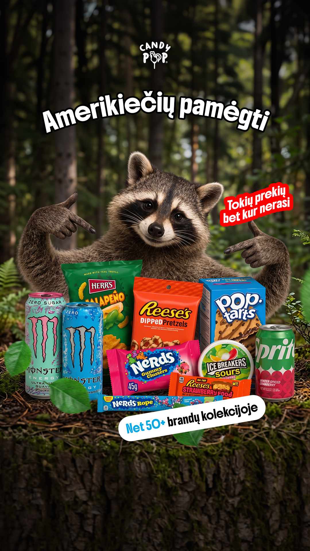 Candy POP Facebook ad