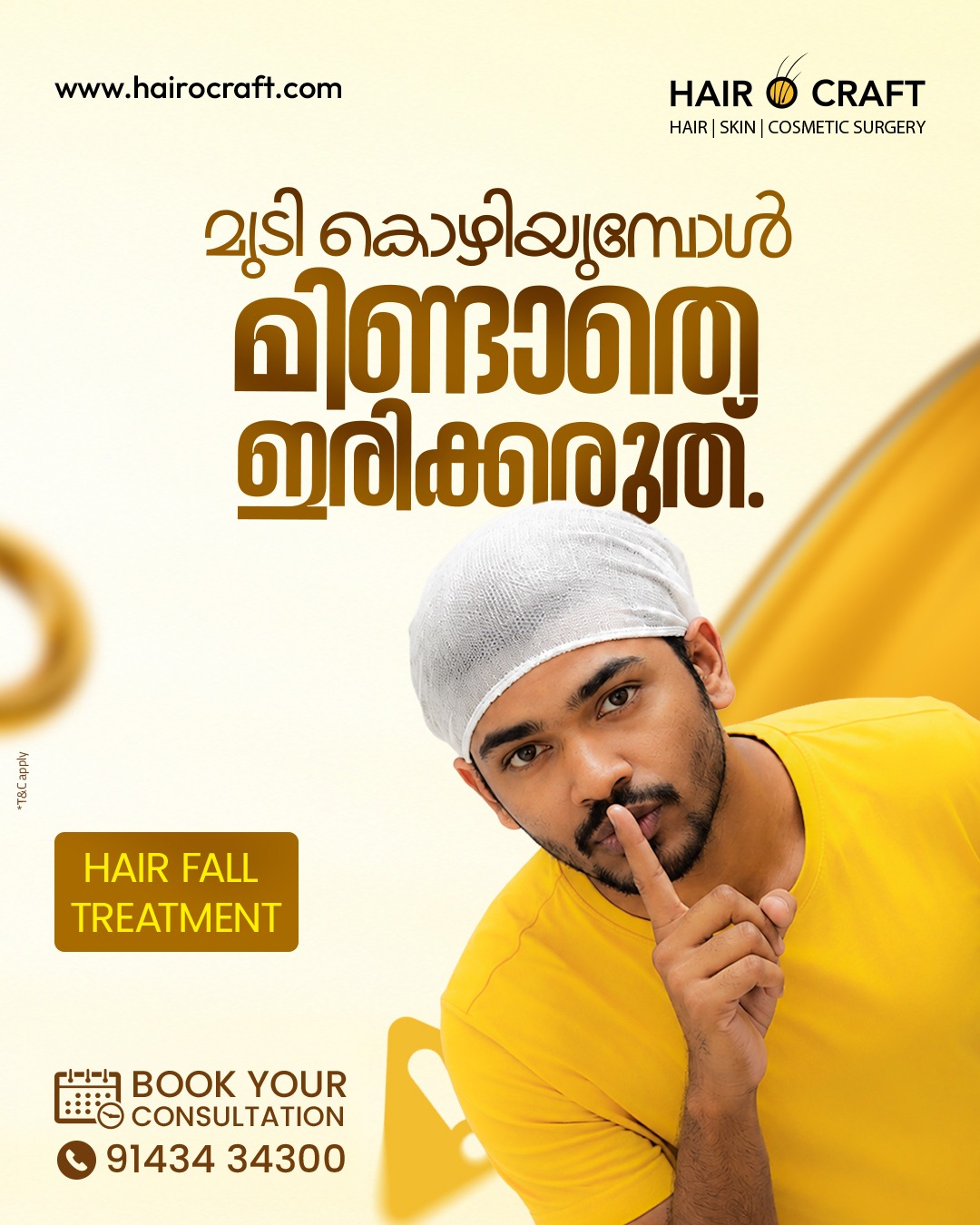 Hair Transplant India Facebook ad