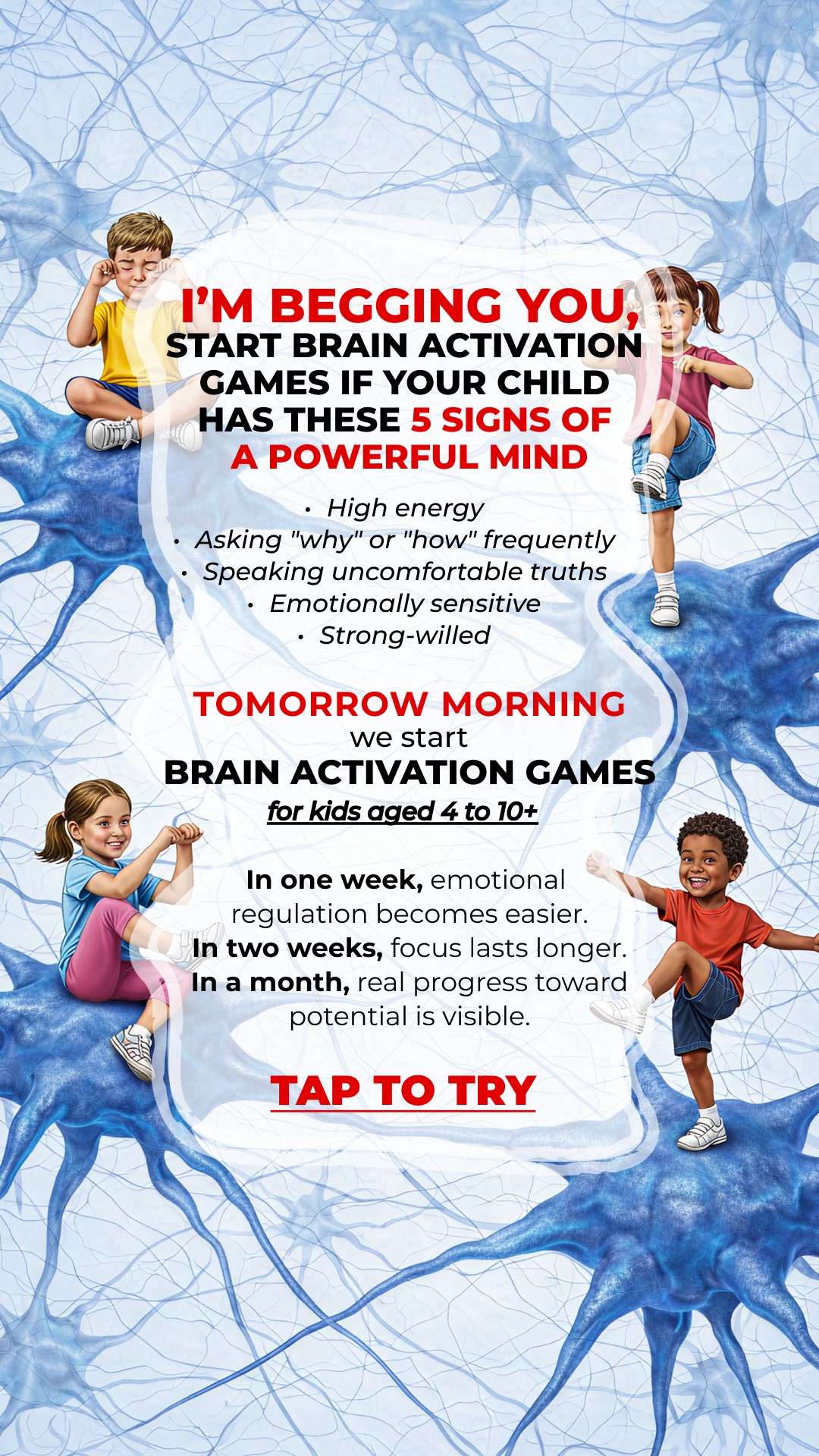 Steady Mind: Calm & Connected Kids Facebook ad