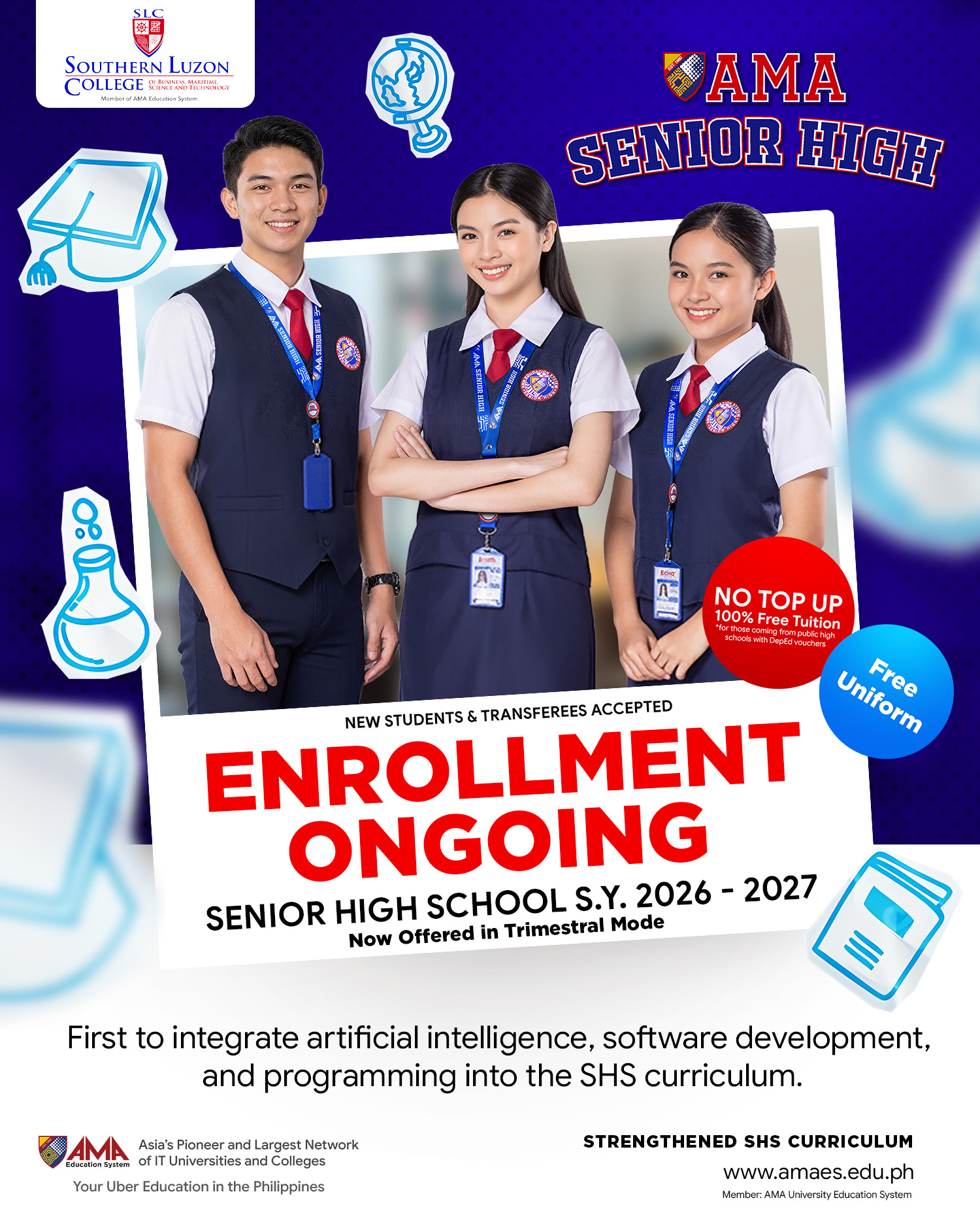 Southern Luzon College - Cavite Facebook ad